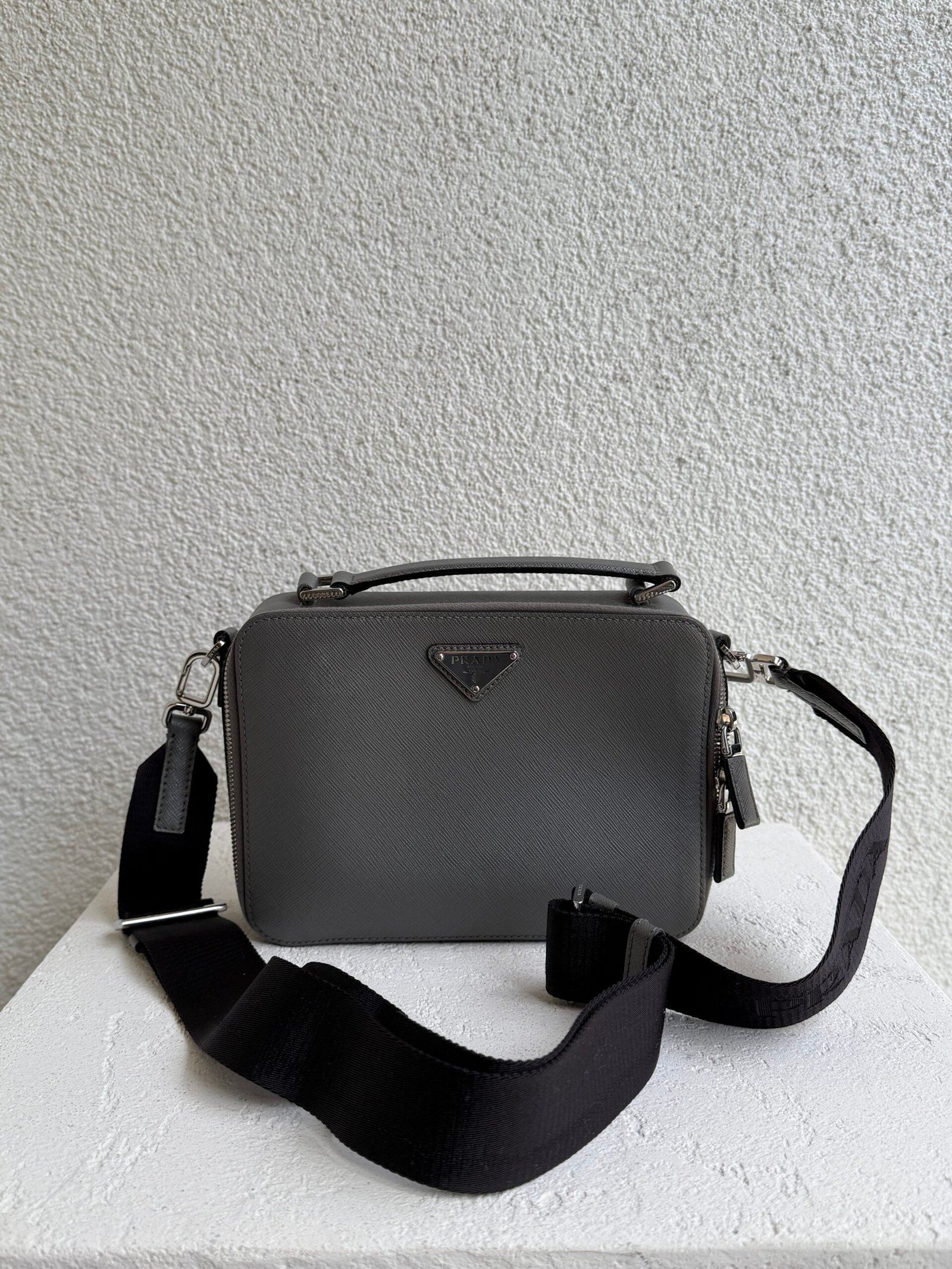 Prada Brique Saffiano Crossbody Bag - Image 17
