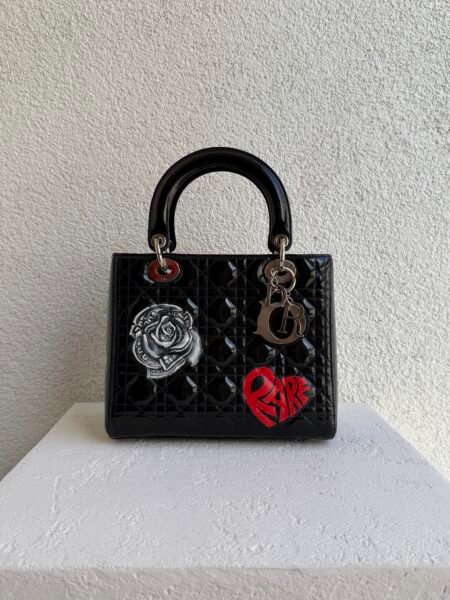 Christian Dior Medium Lady Dior Customize Handbag