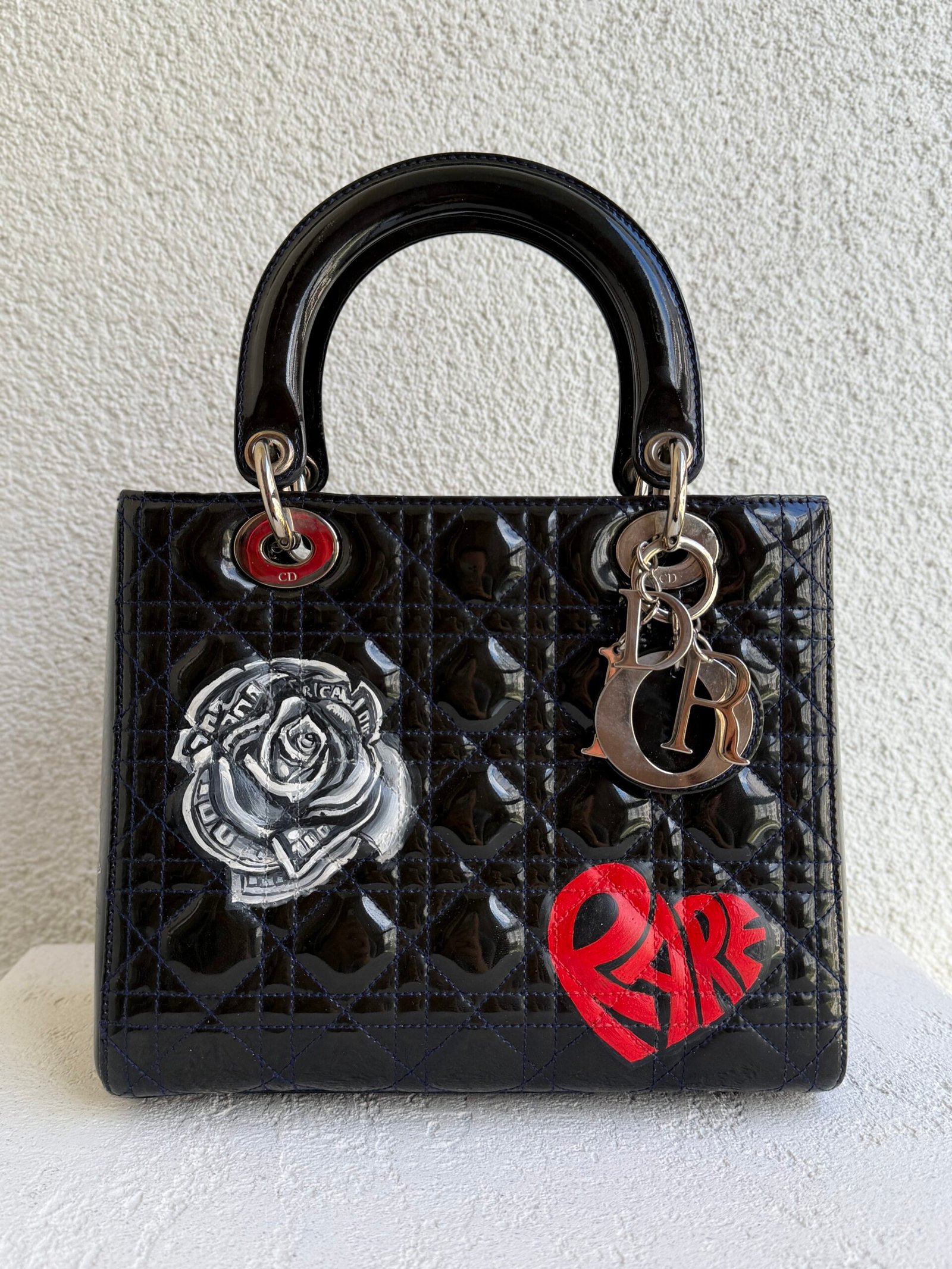 Christian Dior Medium Lady Dior Customize Handbag - Image 2