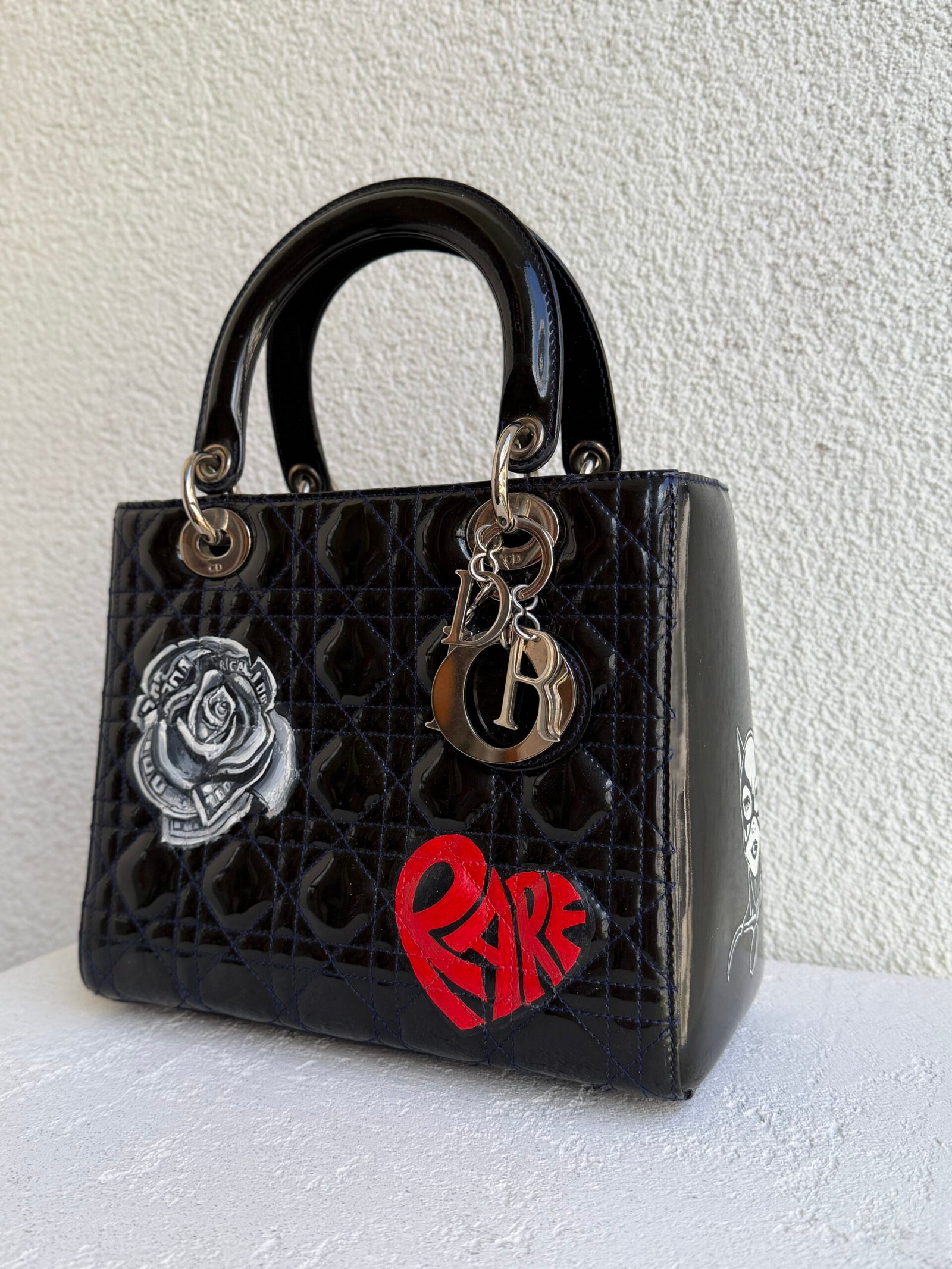 Christian Dior Medium Lady Dior Customize Handbag - Image 3
