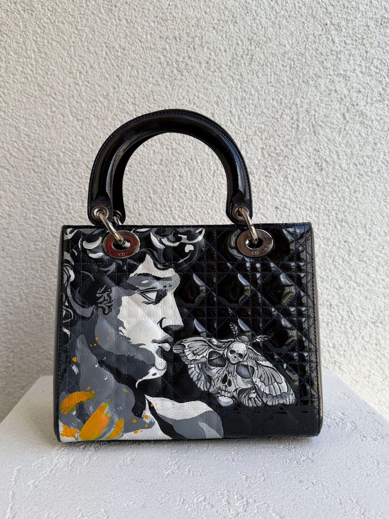 Christian Dior Medium Lady Dior Customize Handbag - Image 8