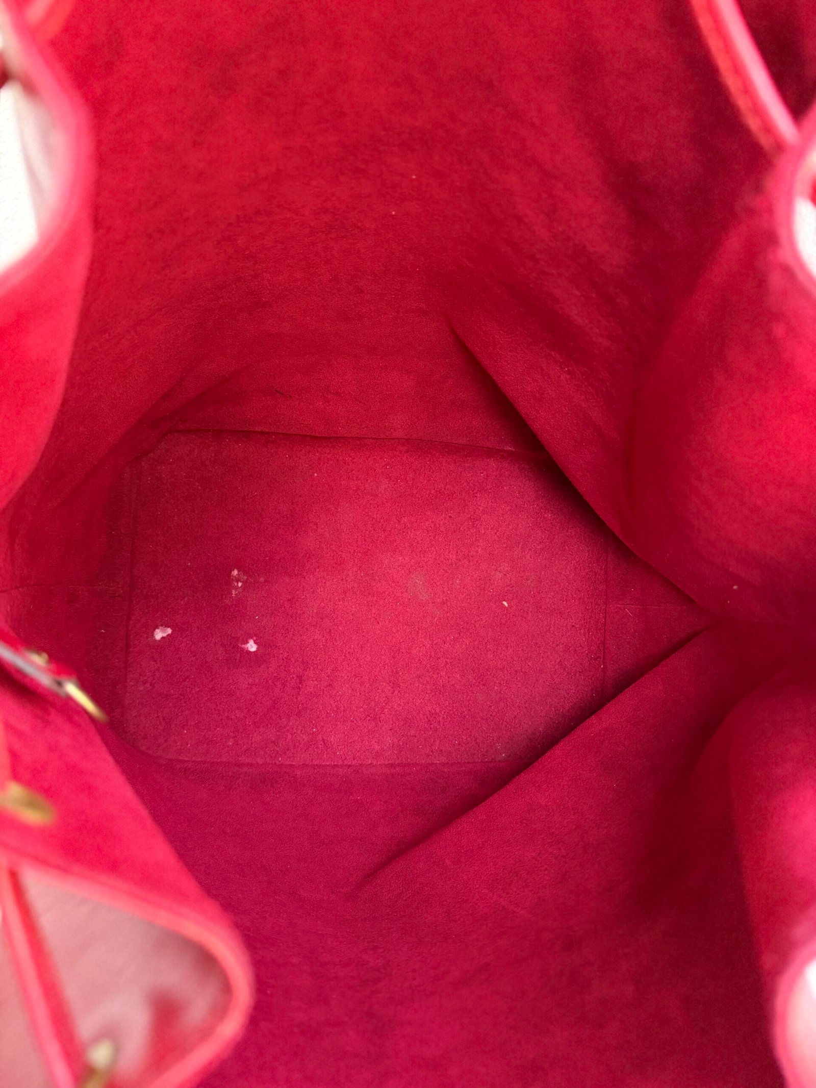 Louis Vuitton Red Epi Leather Petit Noe Shoulder Bag - Image 12