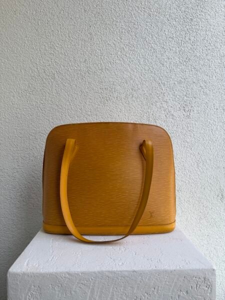 Louis Vuitton Epi Leather Yellow Lussag Bag