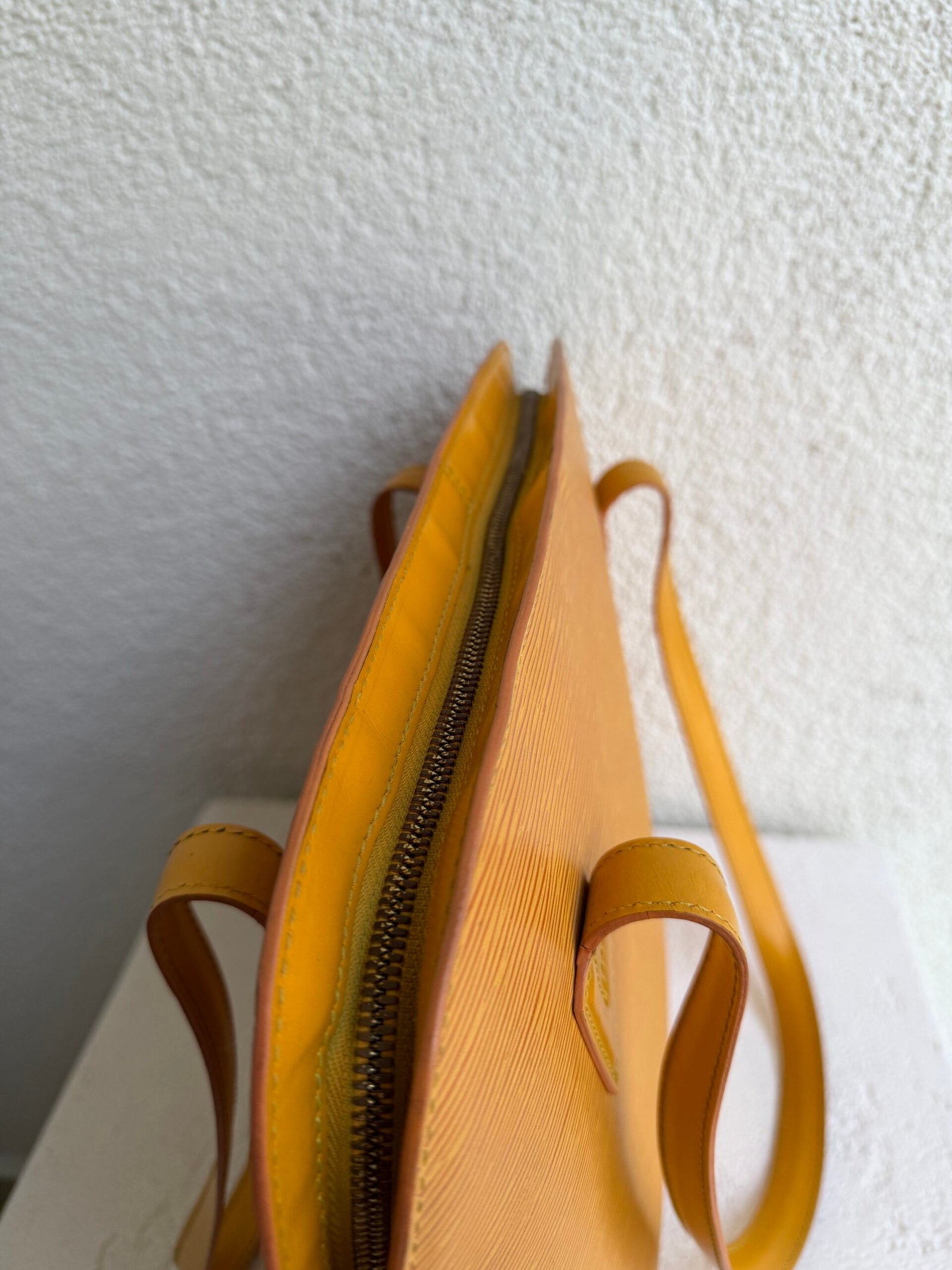 Louis Vuitton Epi Leather Yellow Lussag Bag - Image 6