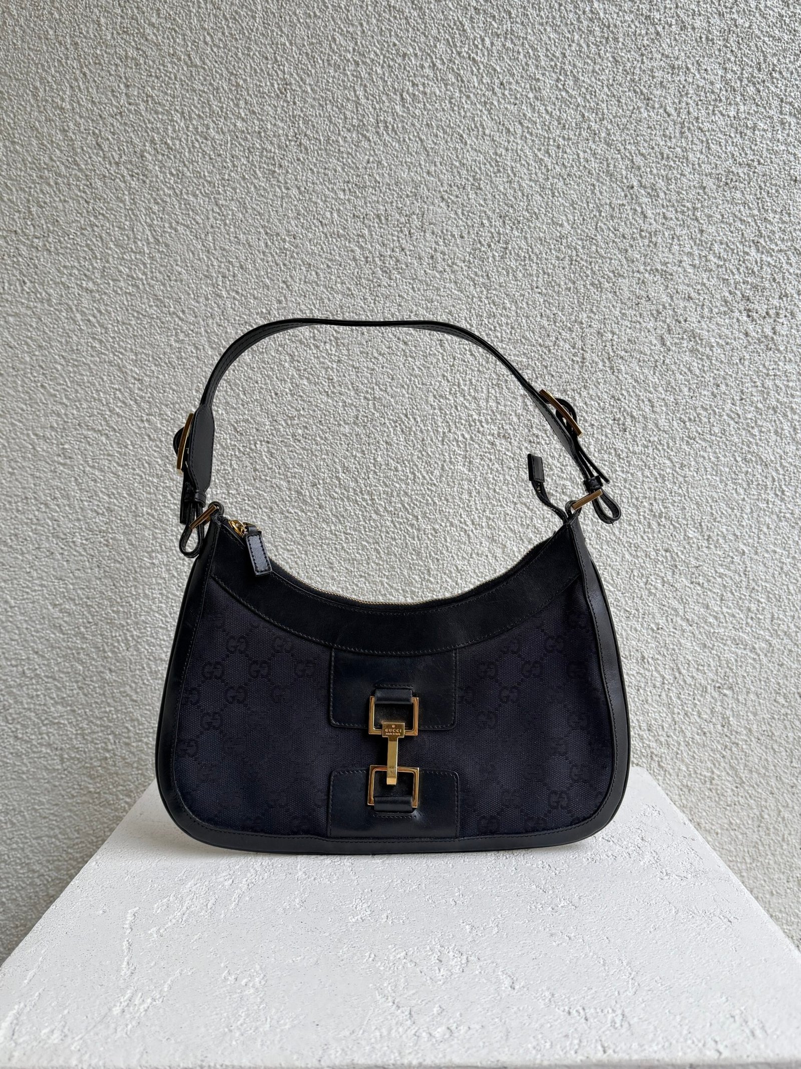 Gucci Canvas GG Monogram Small Jackie Bag - Image 2