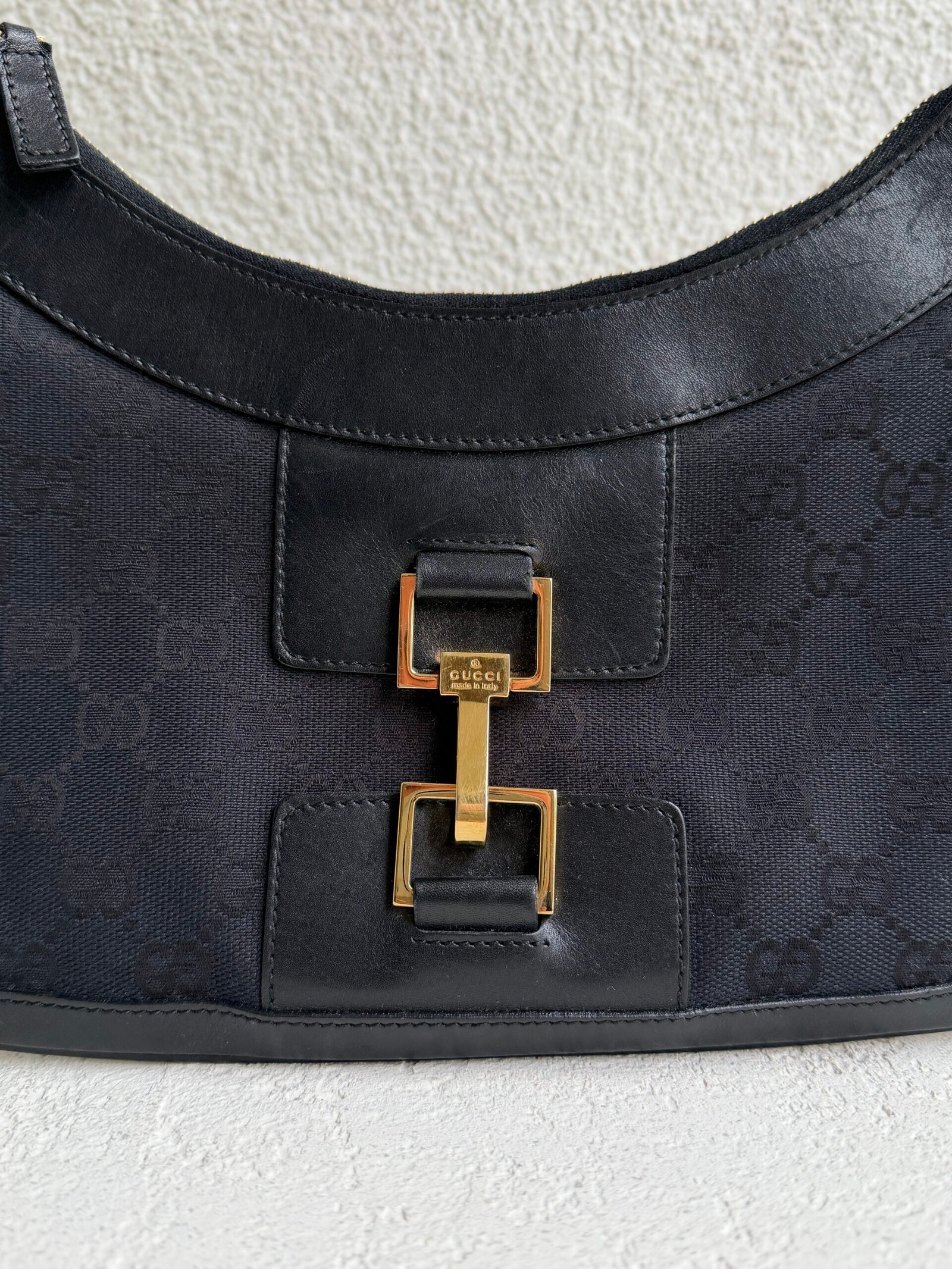 Gucci Canvas GG Monogram Small Jackie Bag - Image 5