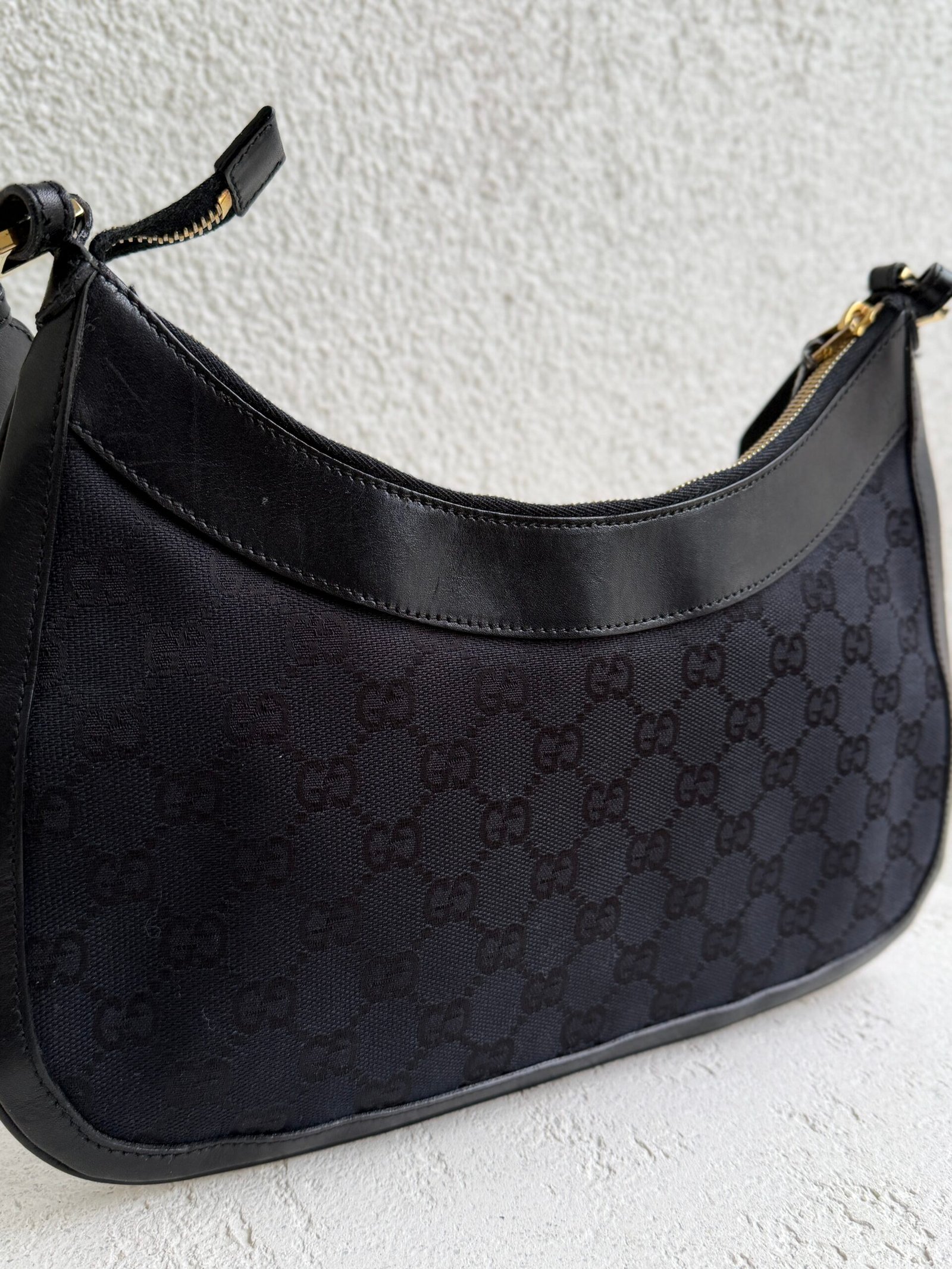 Gucci Canvas GG Monogram Small Jackie Bag - Image 9