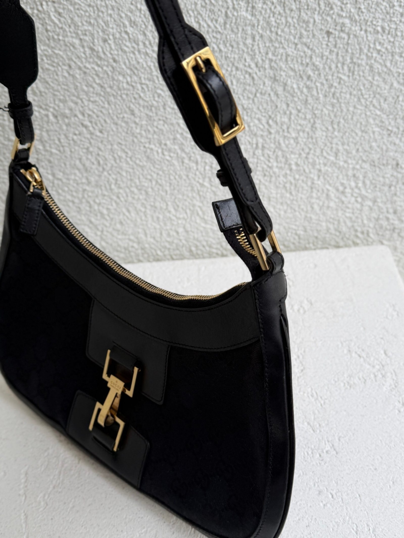 Gucci Canvas GG Monogram Small Jackie Bag - Image 11