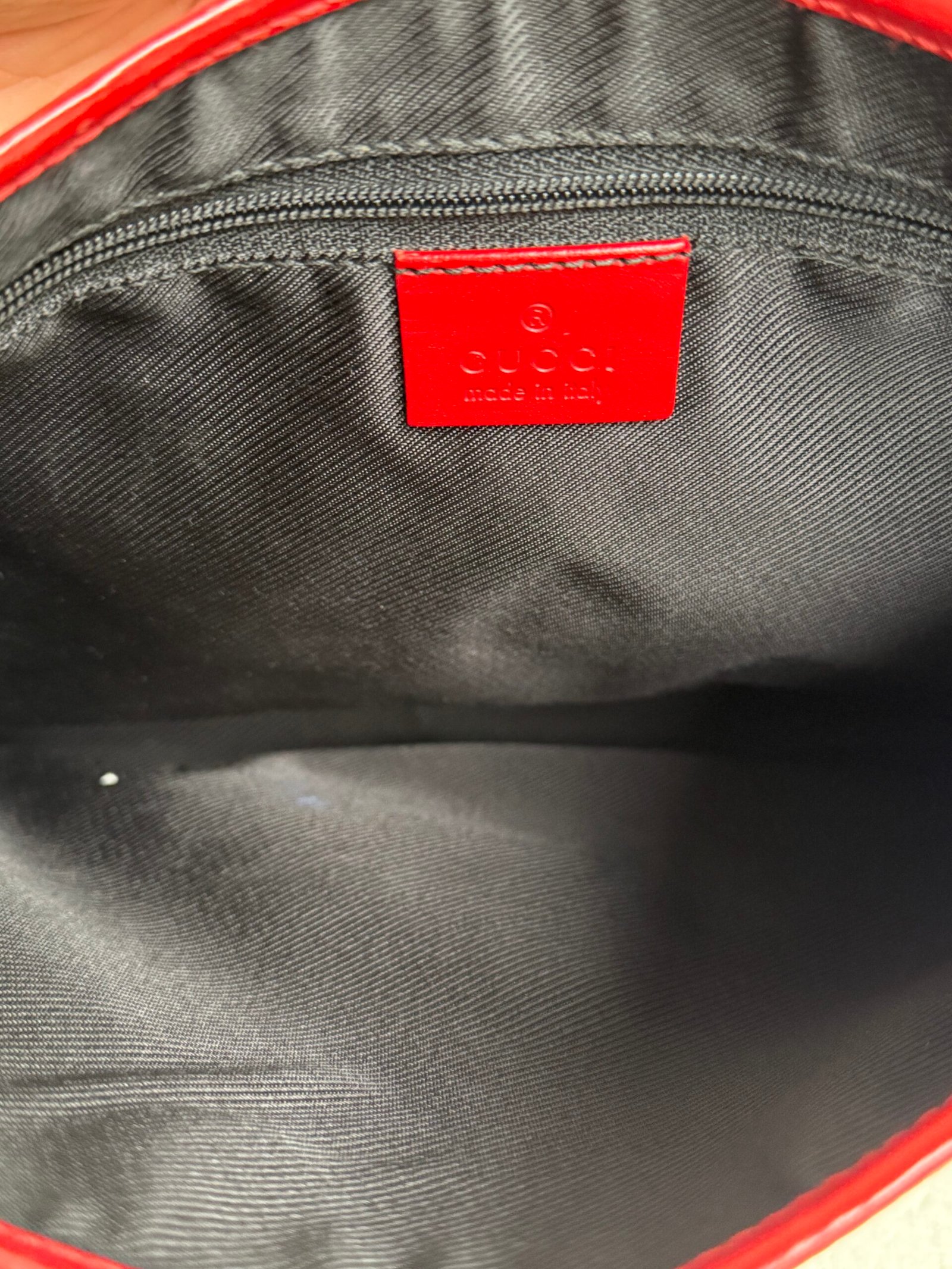 Gucci Canvas GG Monogram Red Small Jackie Bag - Image 14