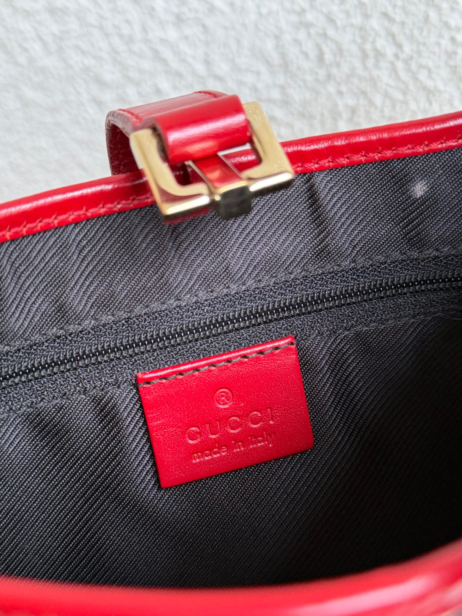 Gucci Canvas GG Monogram Red Small Jackie Bag - Image 15