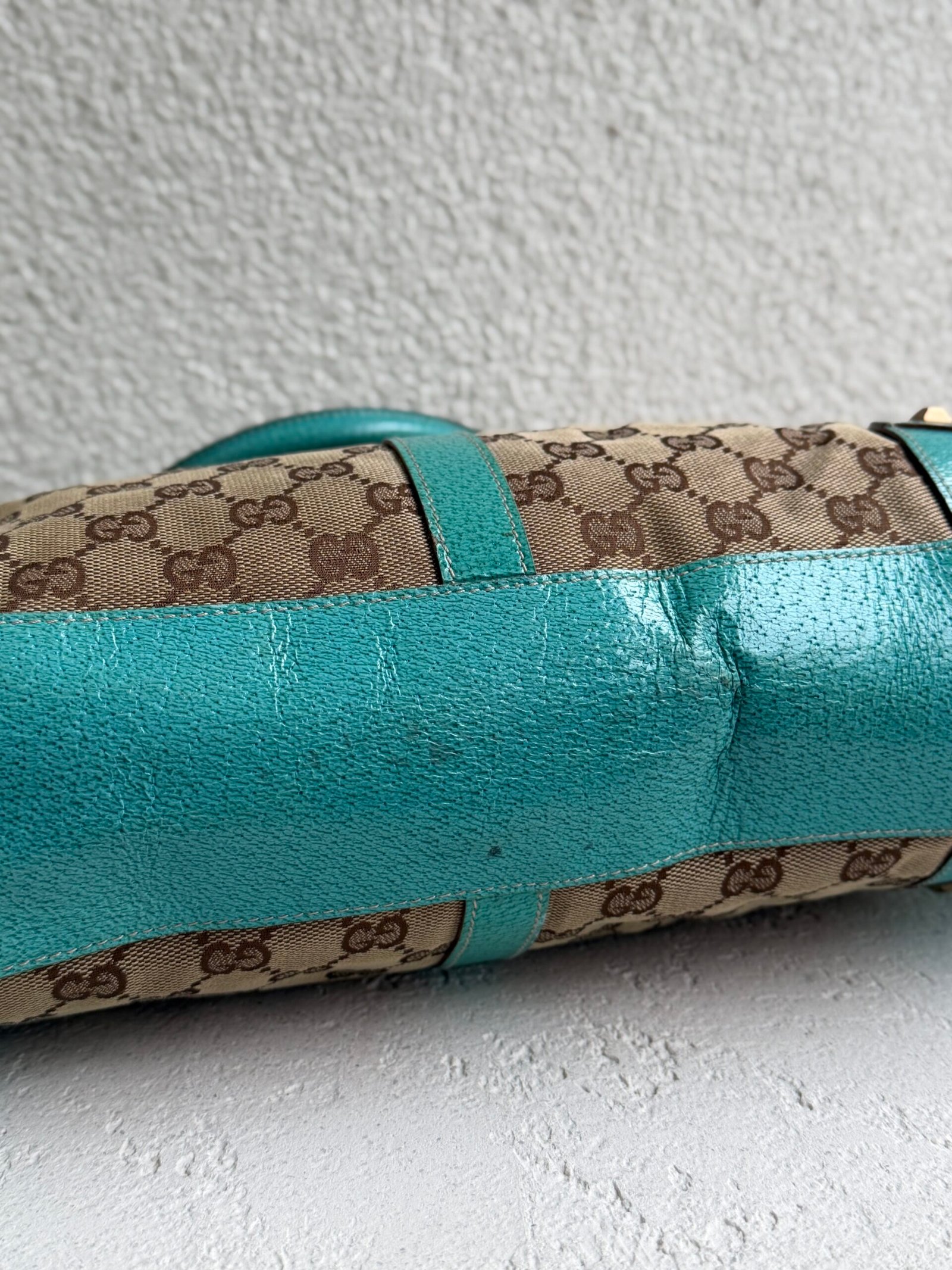 Gucci Canvas GG Monogram Jackie Hobo Bag - Görsel 10