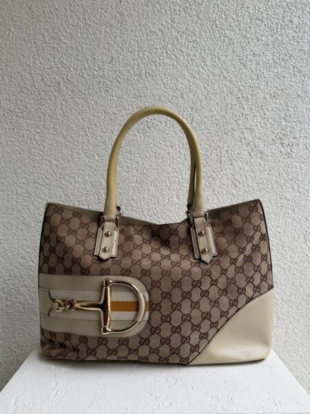 Gucci GG Monogram Canvas Hasler Tote Bag