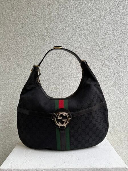 Gucci GG Monogram Hobo Shoulder Bag