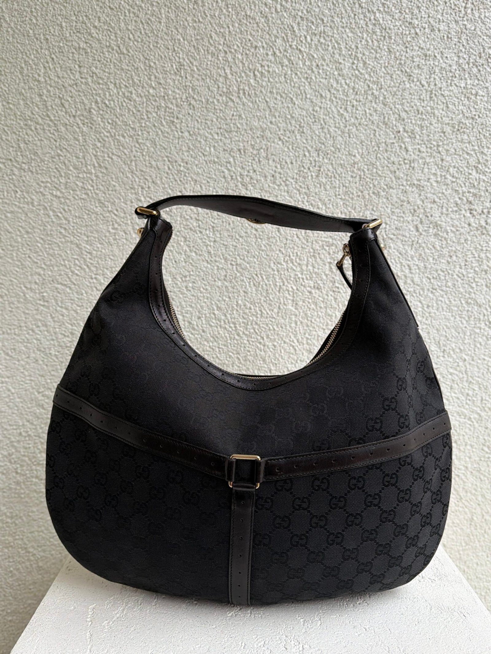 Gucci GG Monogram Hobo Shoulder Bag - Image 7