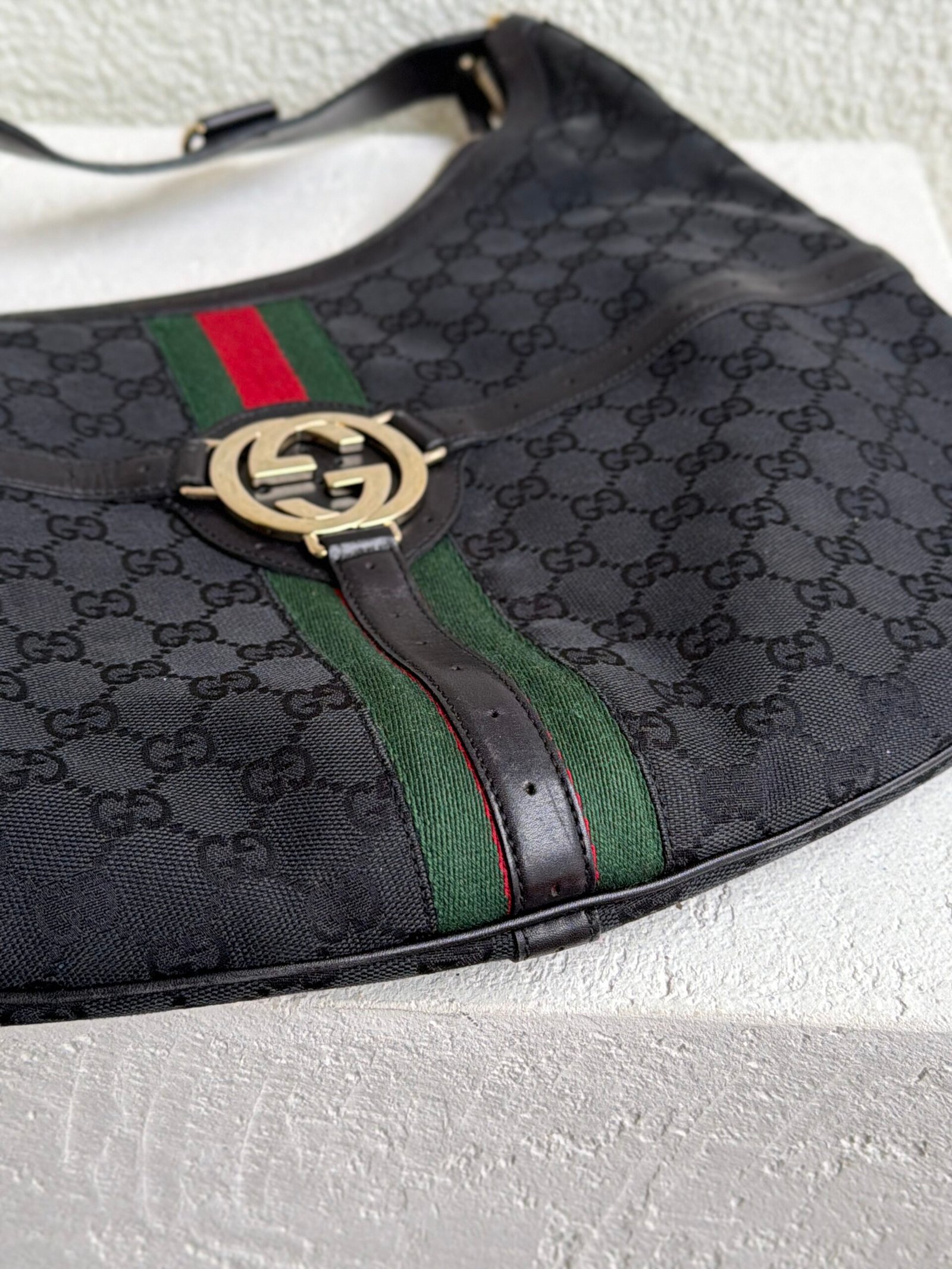 Gucci GG Monogram Hobo Shoulder Bag - Image 15