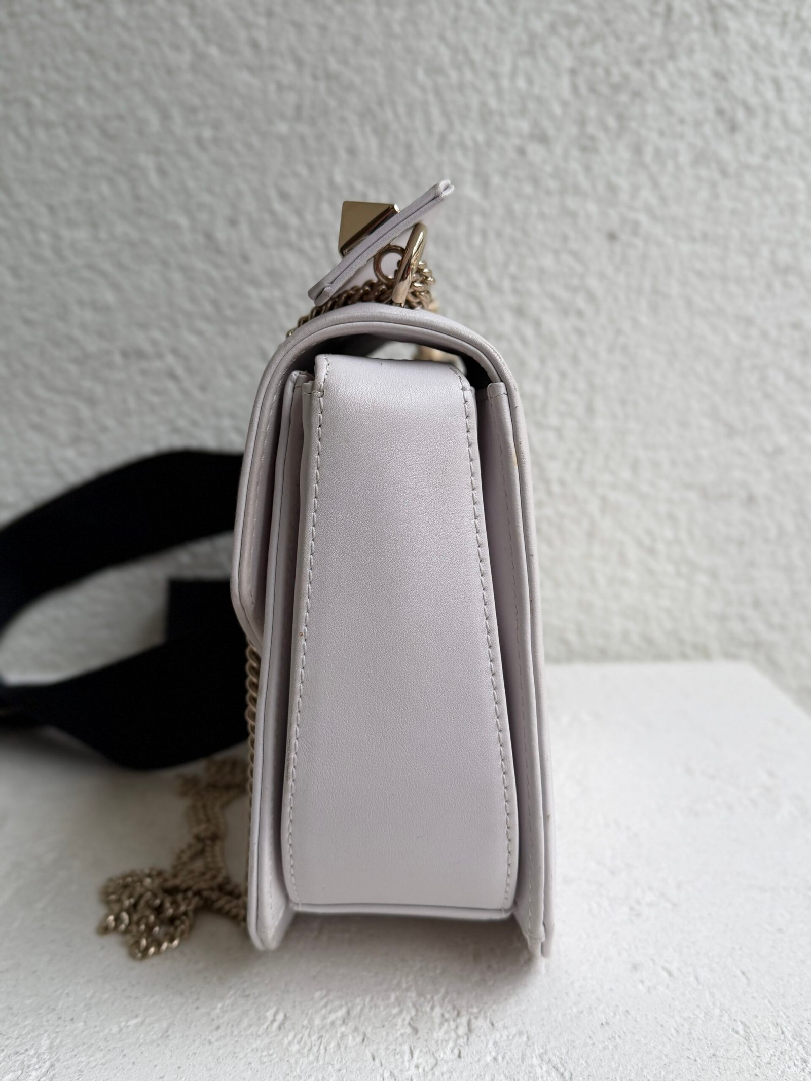 Valentino VLTN Logo Leather Shoulder Bag - Görsel 8