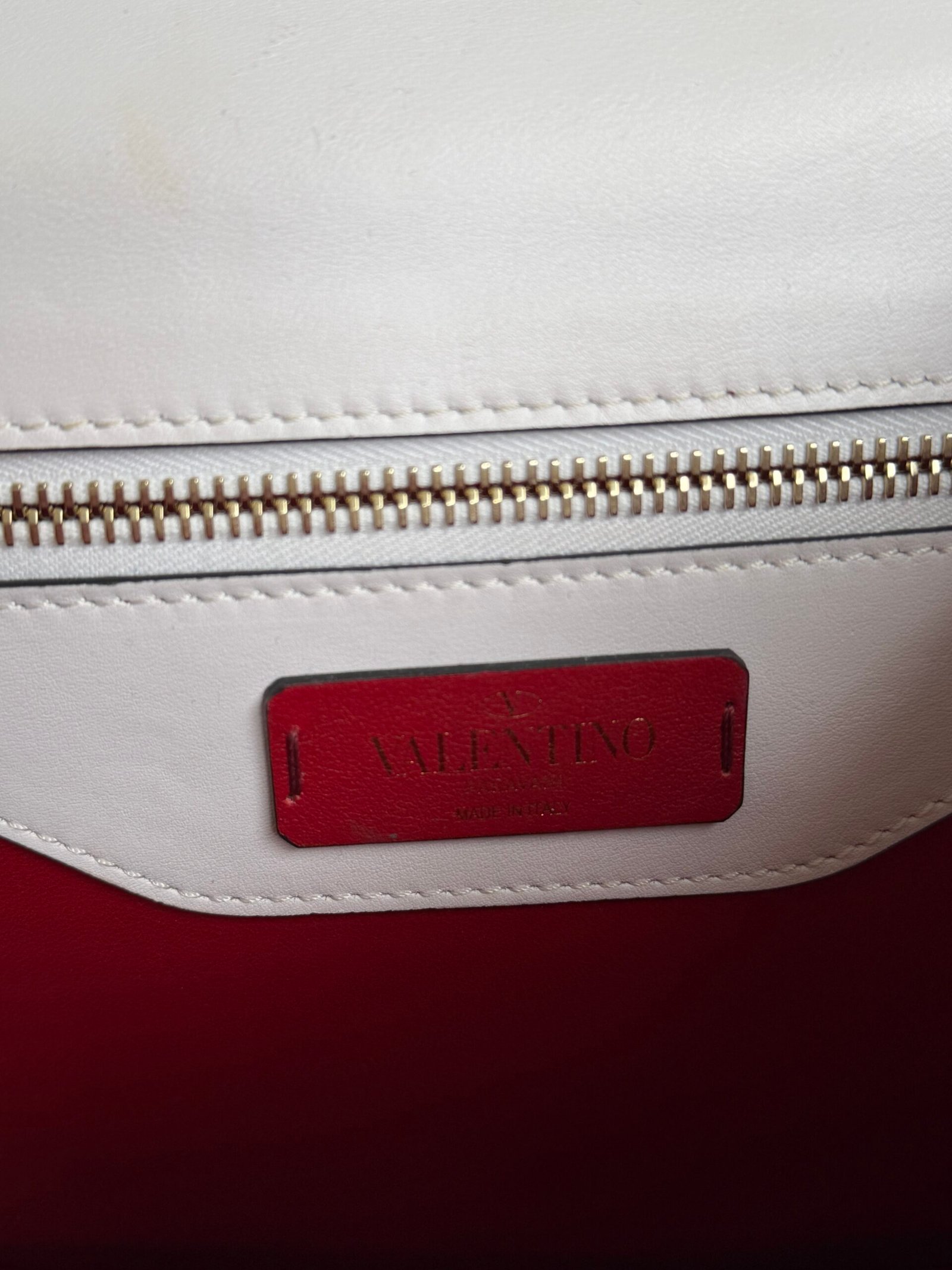 Valentino VLTN Logo Leather Shoulder Bag - Görsel 14