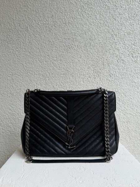 Saint Laurent Leather College Shoulder Bag