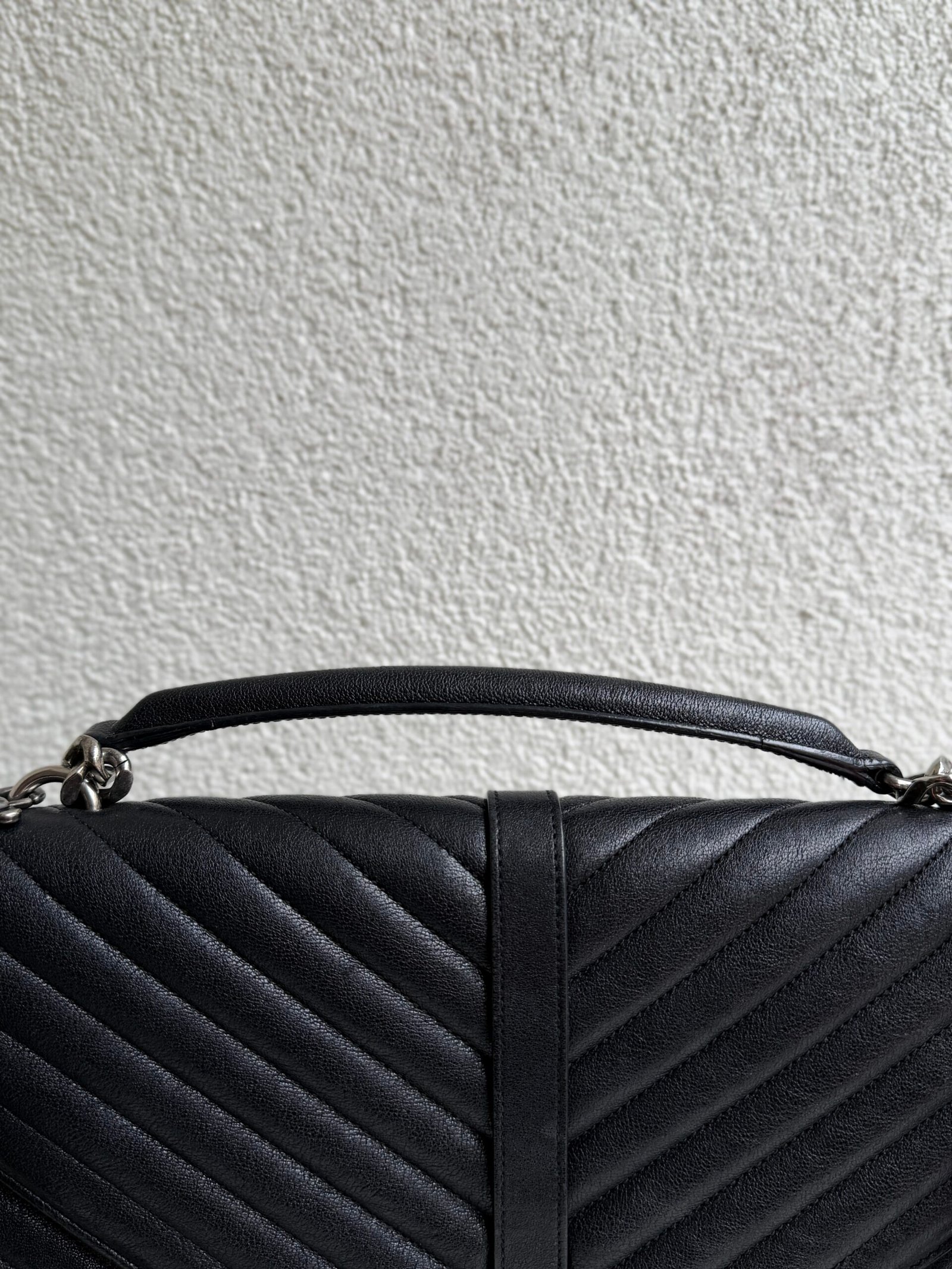 Saint Laurent Leather College Shoulder Bag - Image 4