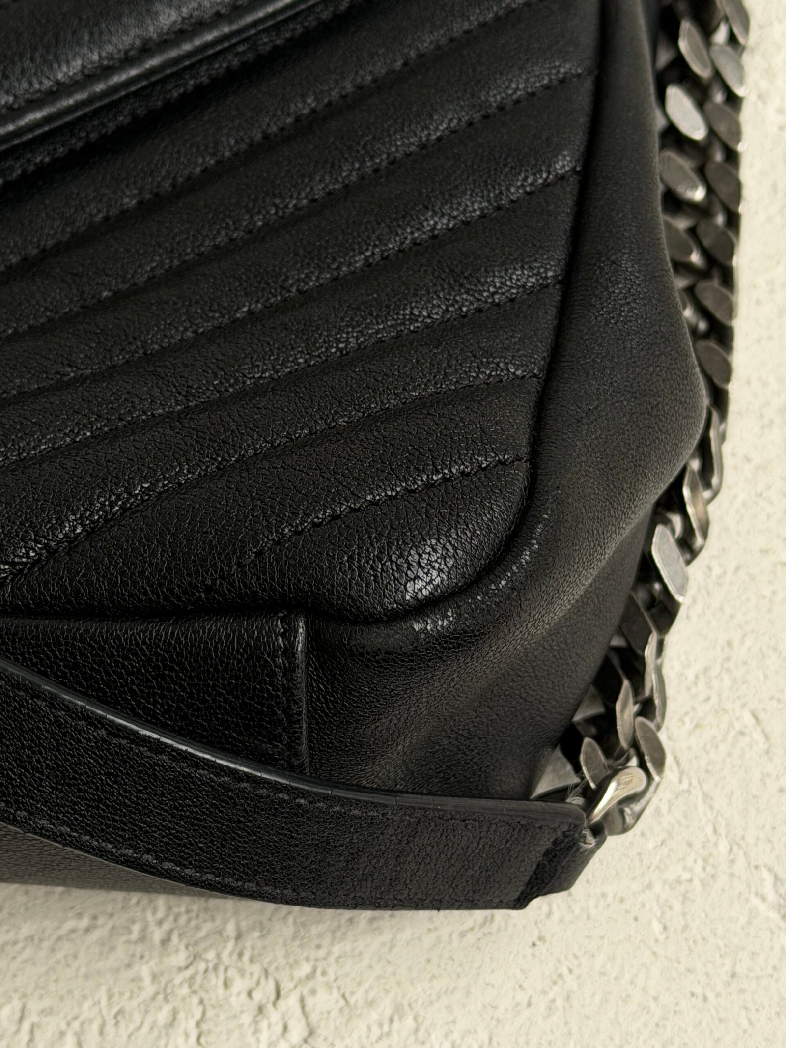 Saint Laurent Leather College Shoulder Bag - Image 11