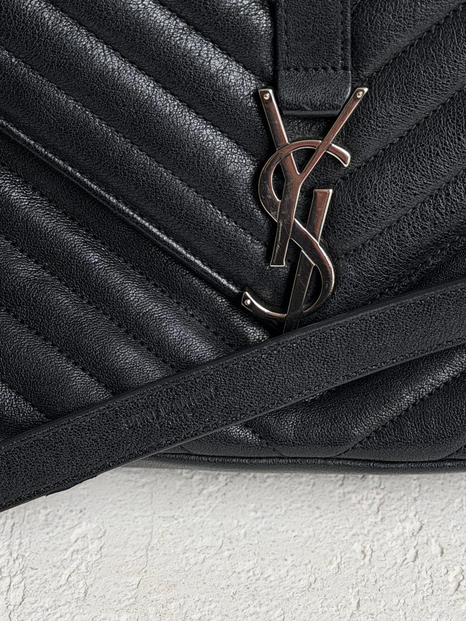 Saint Laurent Leather College Shoulder Bag - Image 12