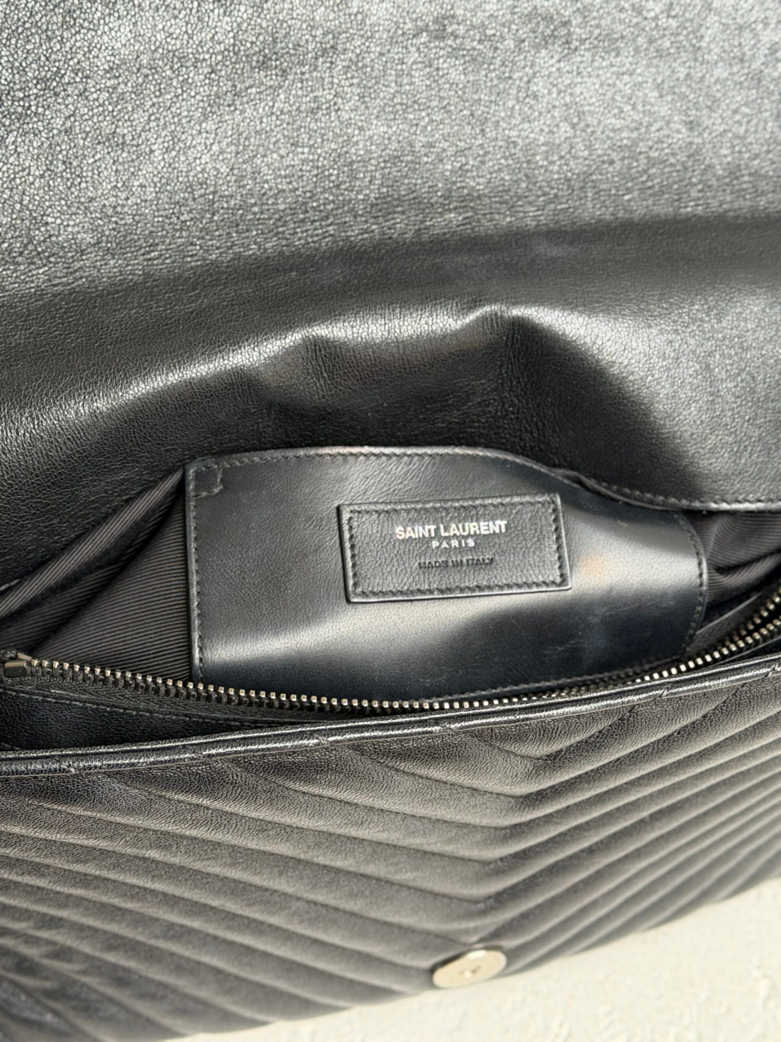 Saint Laurent Leather College Shoulder Bag - Image 18