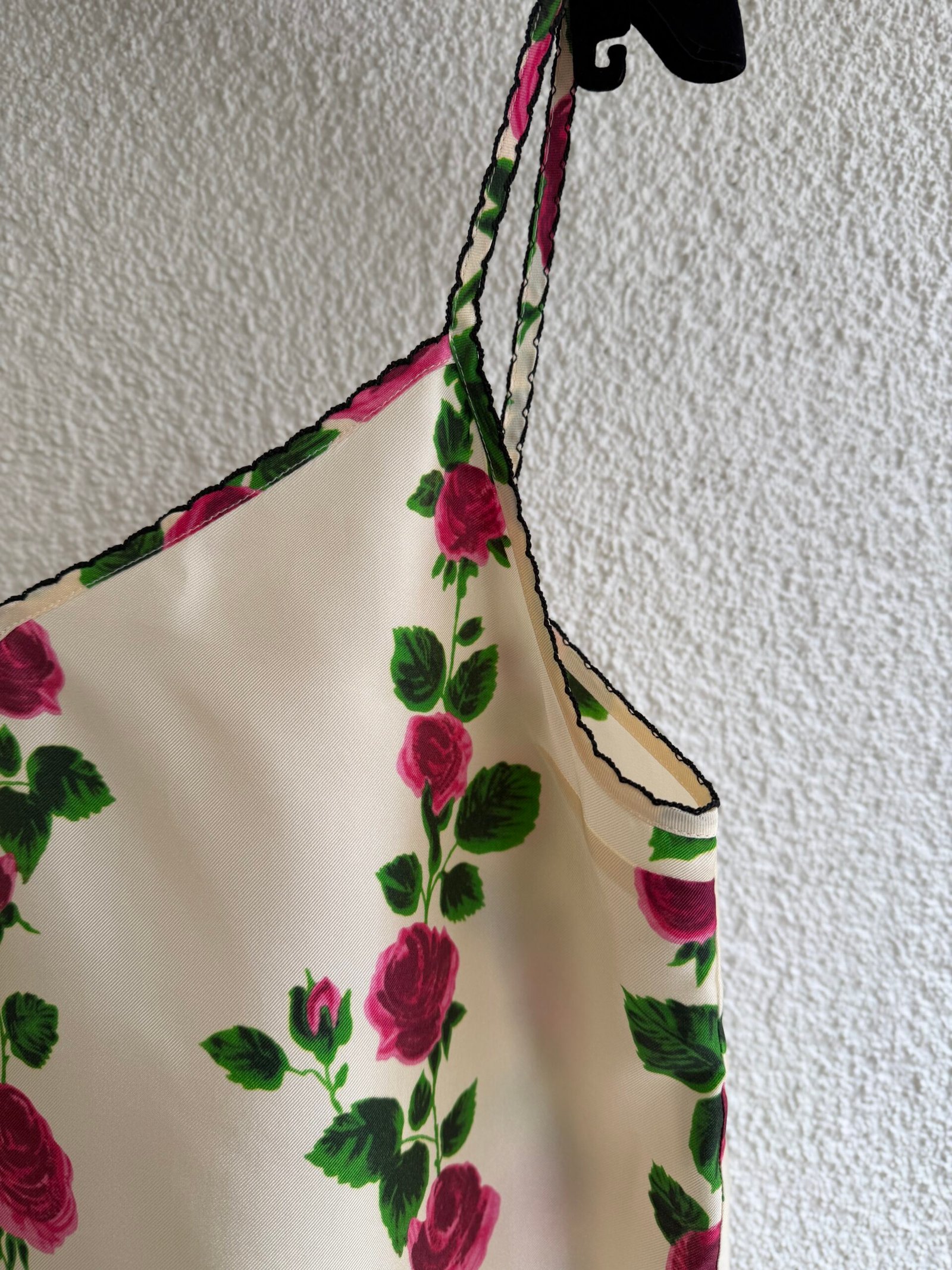 Gucci Floral Print Strappy Silk Blouse - Image 3
