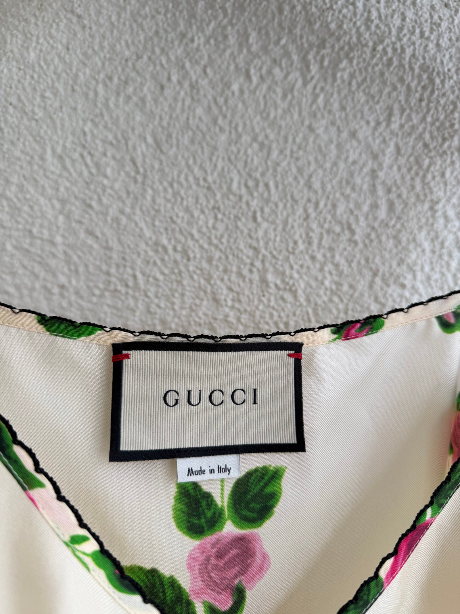 Gucci Floral Print Strappy Silk Blouse - Image 9