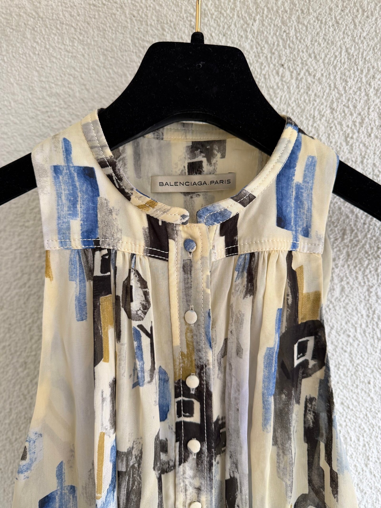 Balenciaga Multicolour Silk Blouse - Image 4