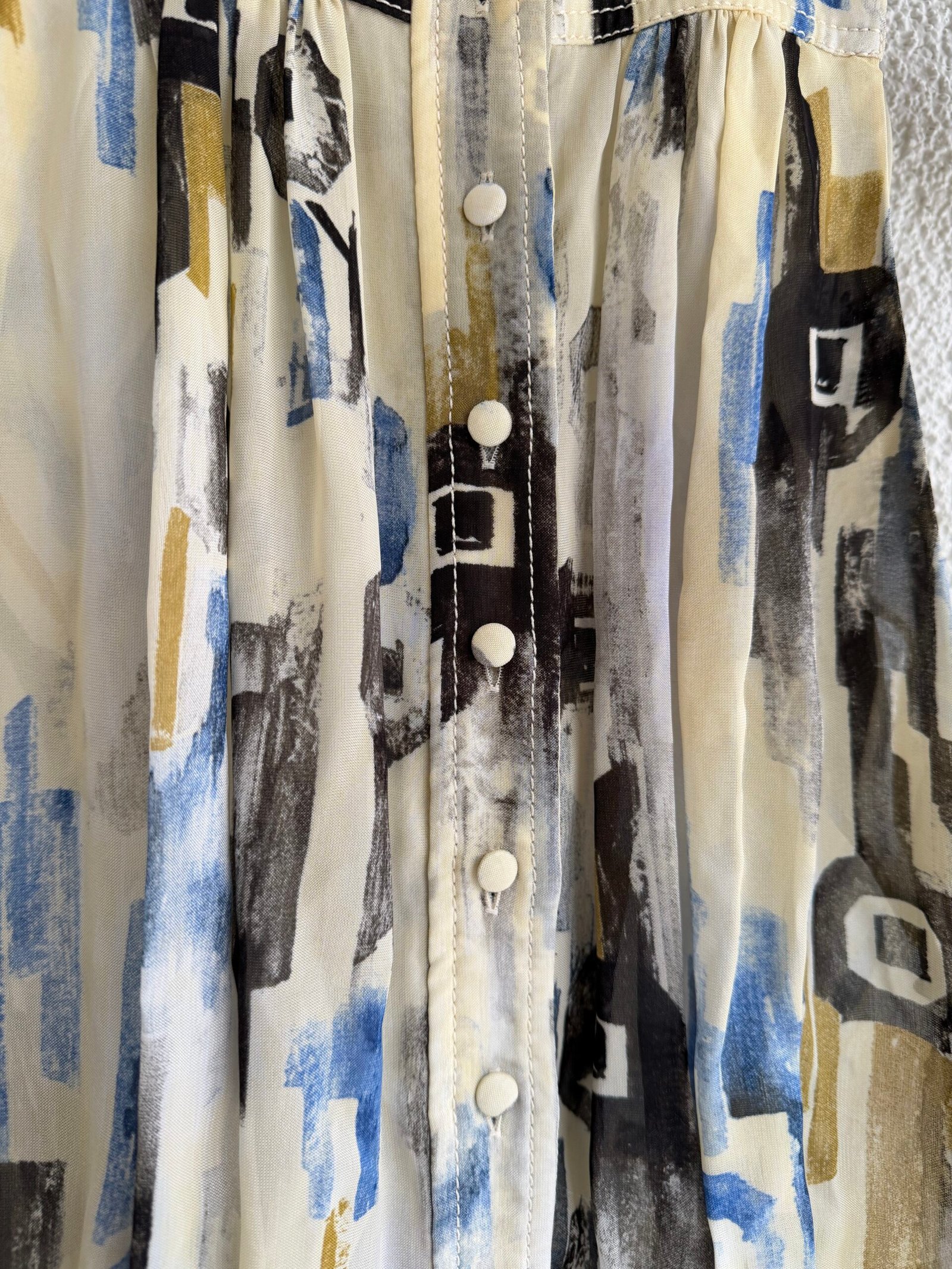 Balenciaga Multicolour Silk Blouse - Image 5