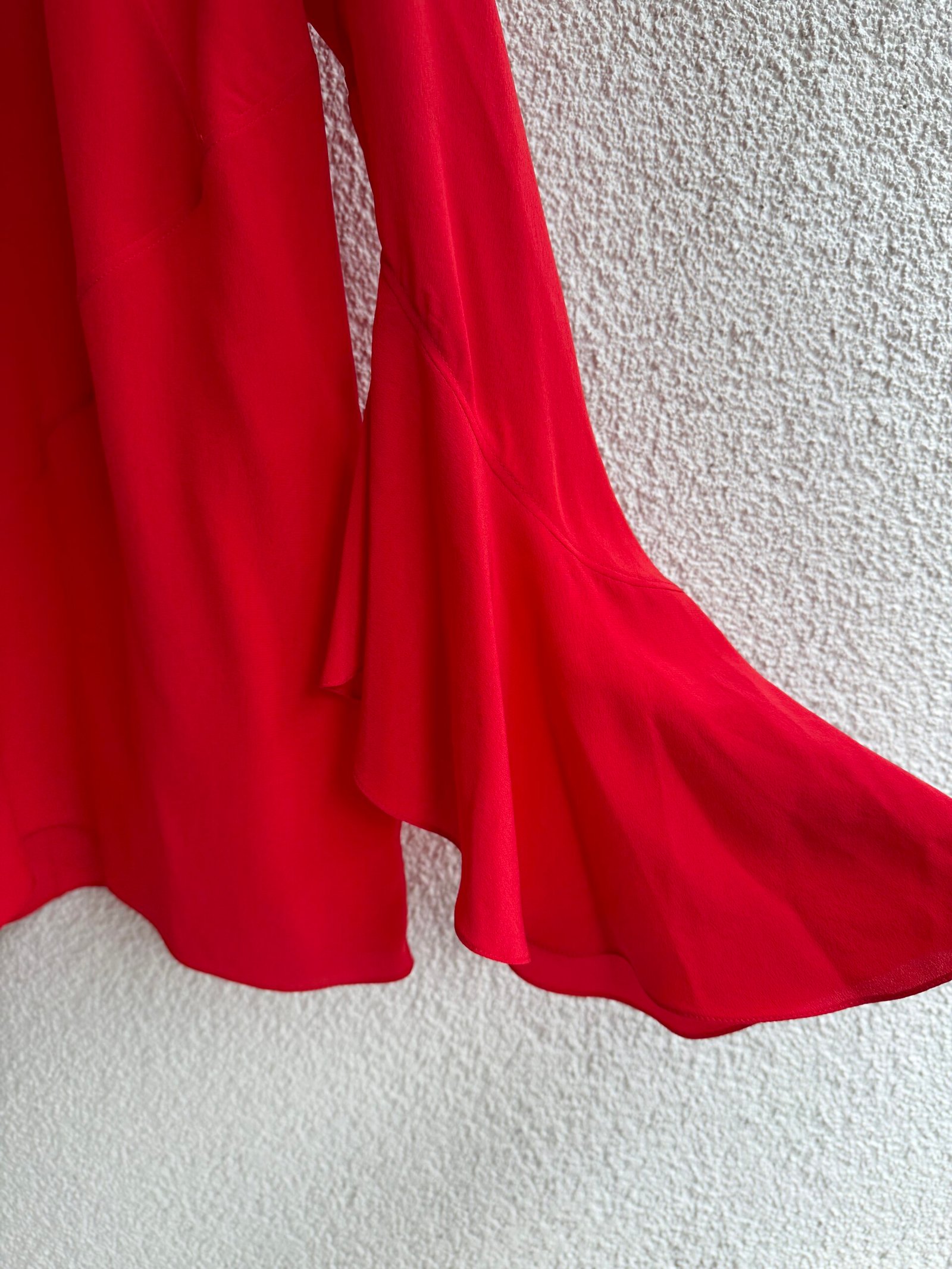 Givenchy Ruffle Sleeve Silk Blouse - Image 4