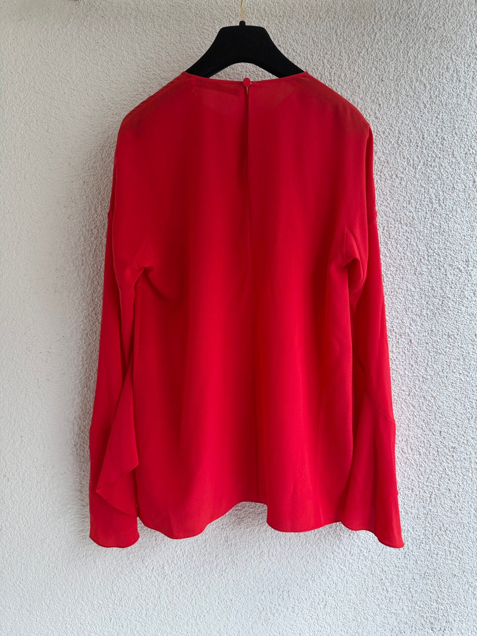 Givenchy Ruffle Sleeve Silk Blouse - Image 7