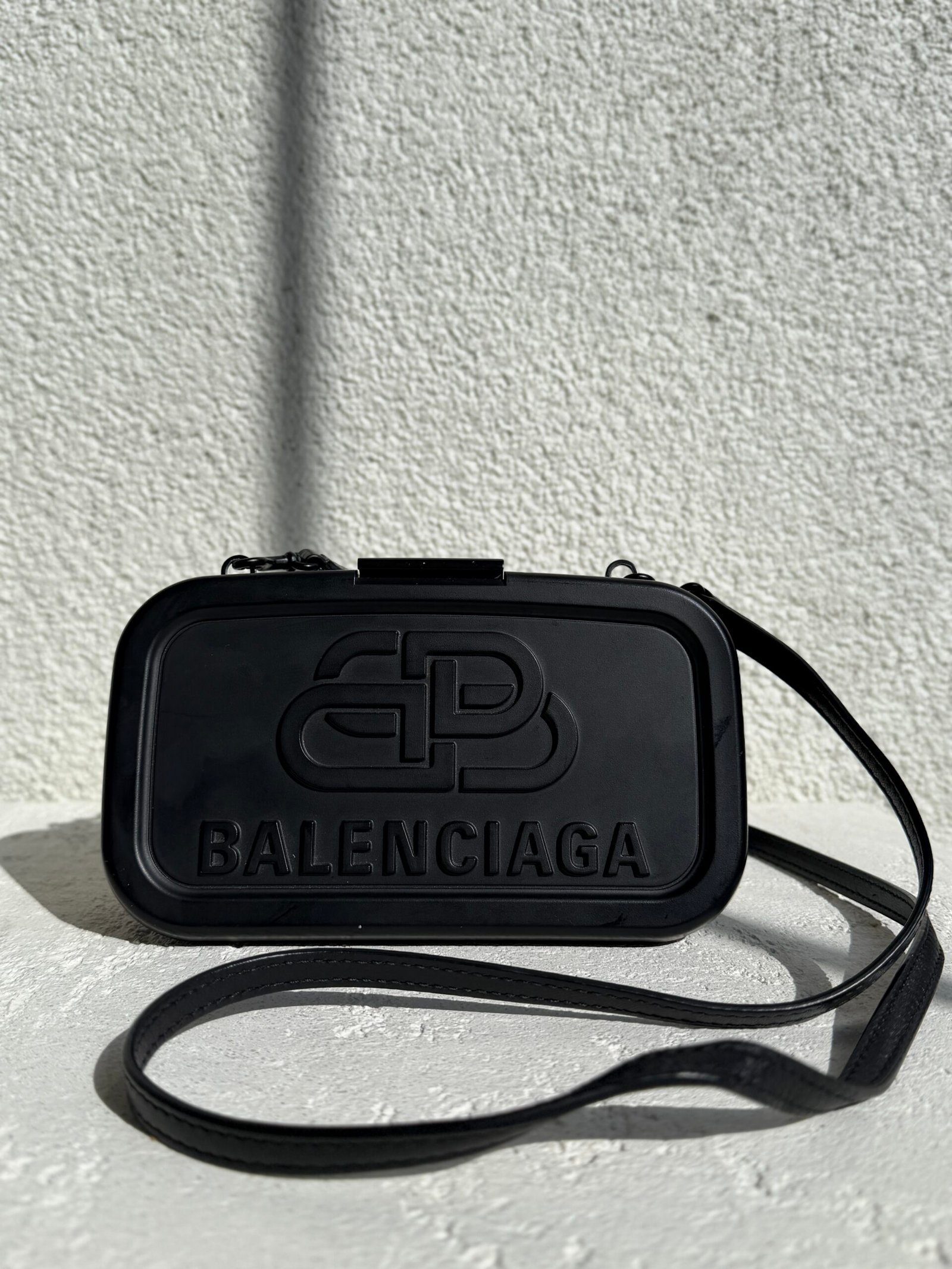 Balenciaga Logo Lunch Box Case Crossbody Bag - Image 2