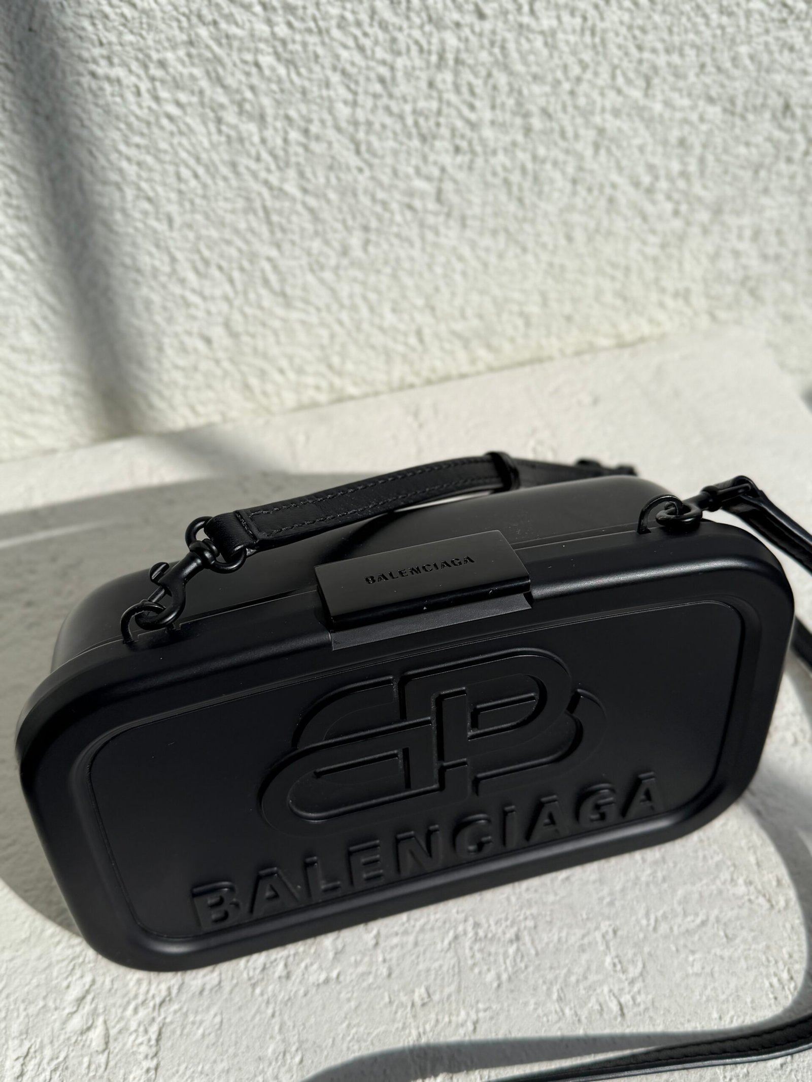 Balenciaga Logo Lunch Box Case Crossbody Bag - Image 4