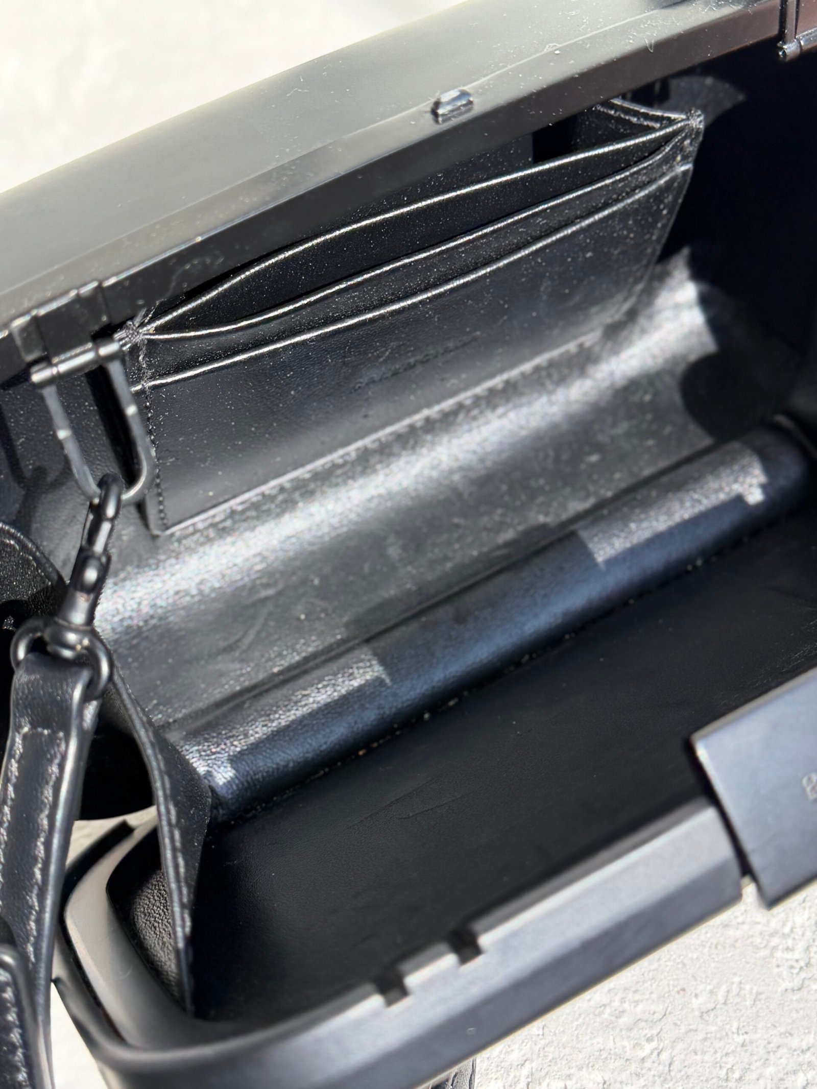 Balenciaga Logo Lunch Box Case Crossbody Bag - Image 8