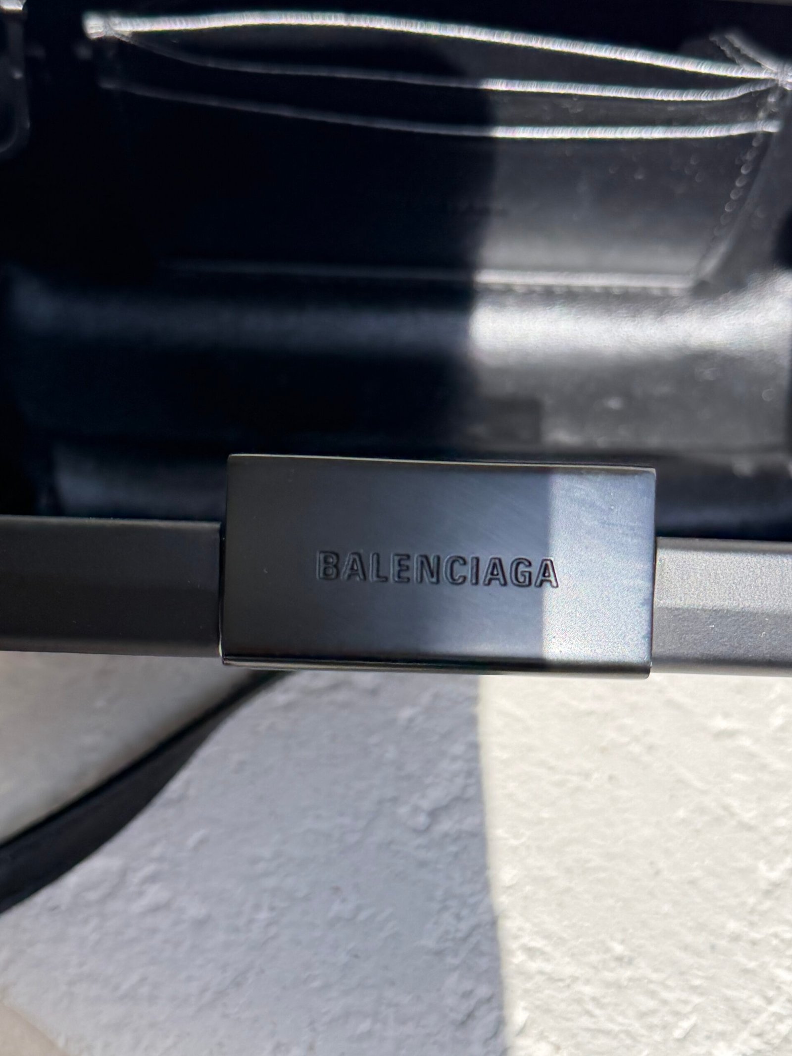 Balenciaga Logo Lunch Box Case Crossbody Bag - Image 9