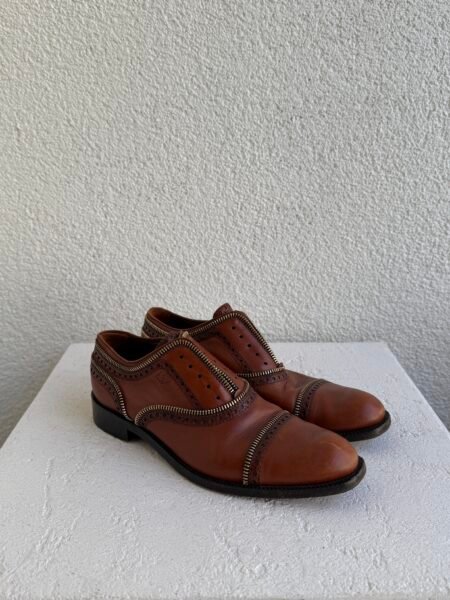 Louis Vuitton Brown Leather Tomboy Richelieu Oxford shoes