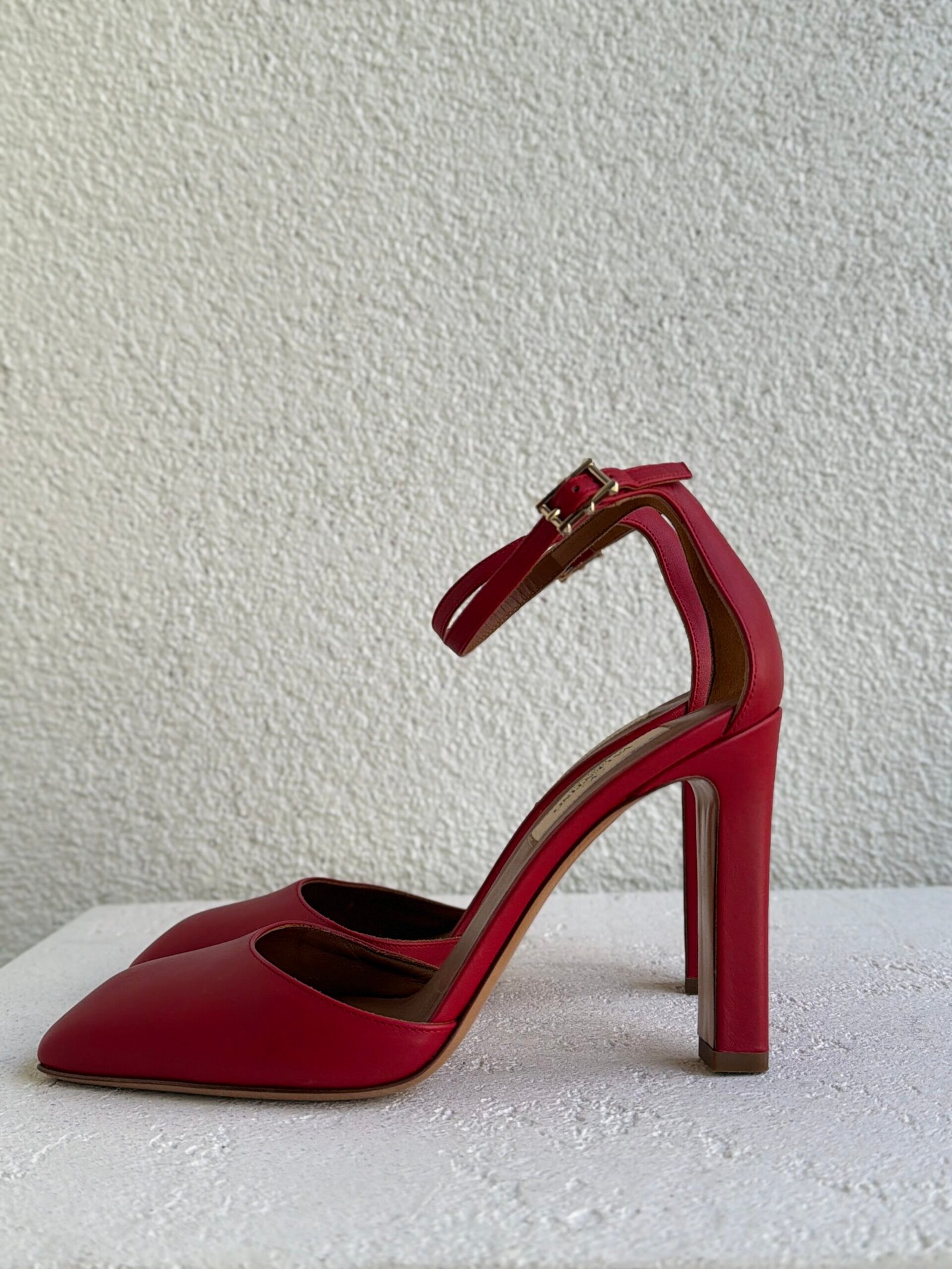 Valentino Tango Red Leather Tango Heels - Image 8
