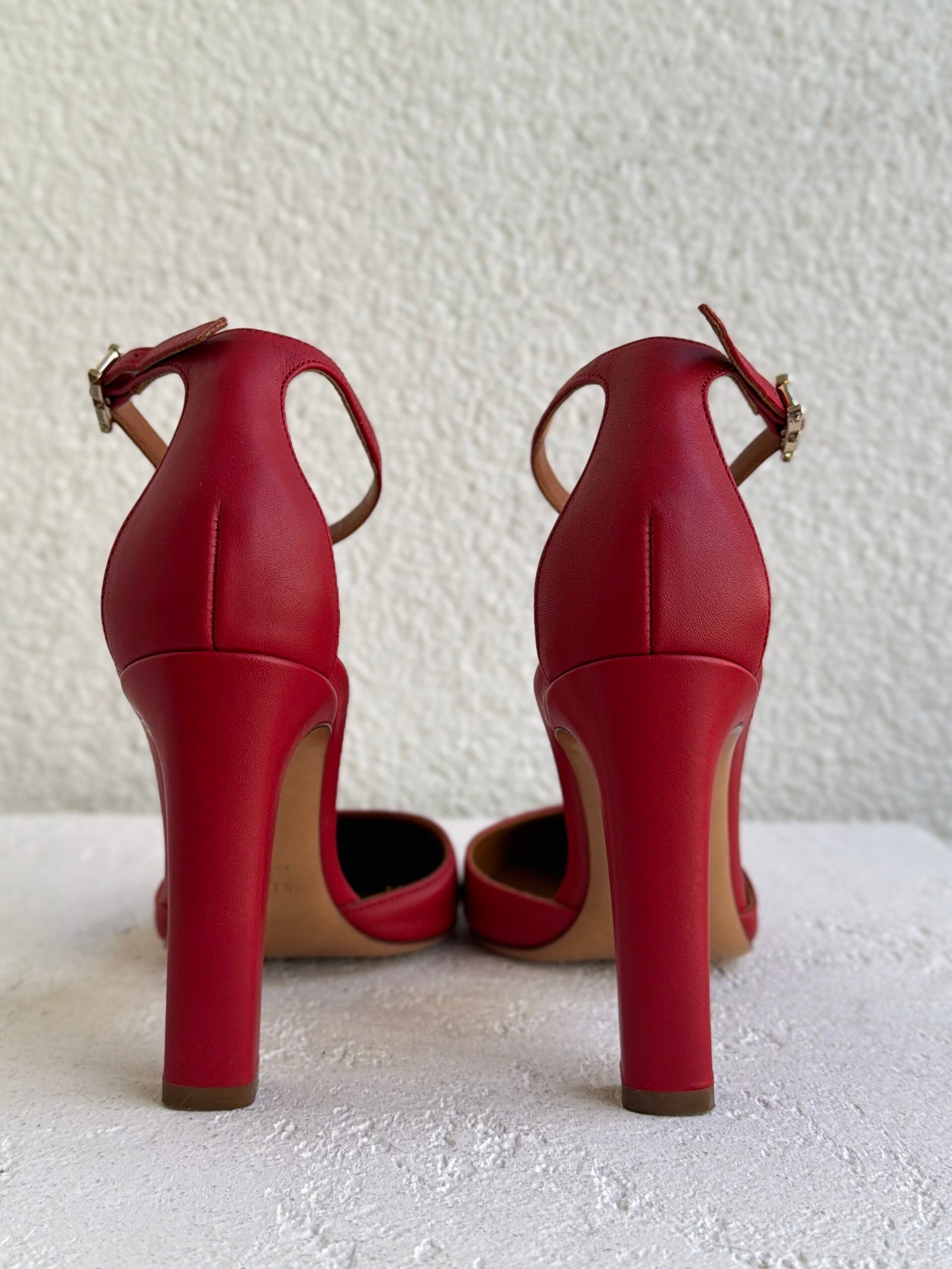 Valentino Tango Red Leather Tango Heels - Image 9