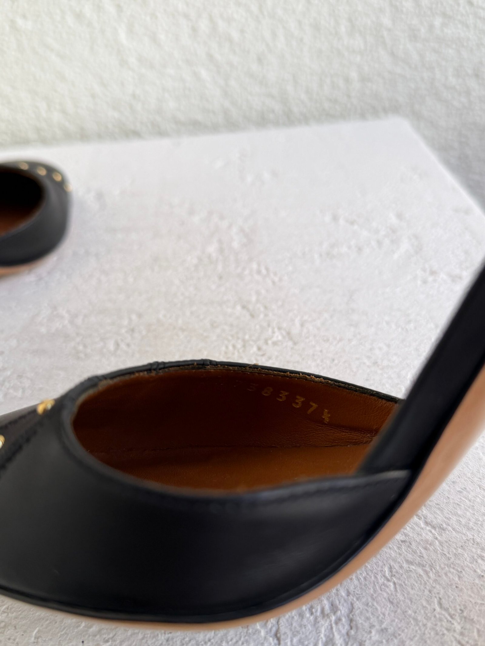 Valentino Tango Black Rockstud Leather Tango Heels - Image 11