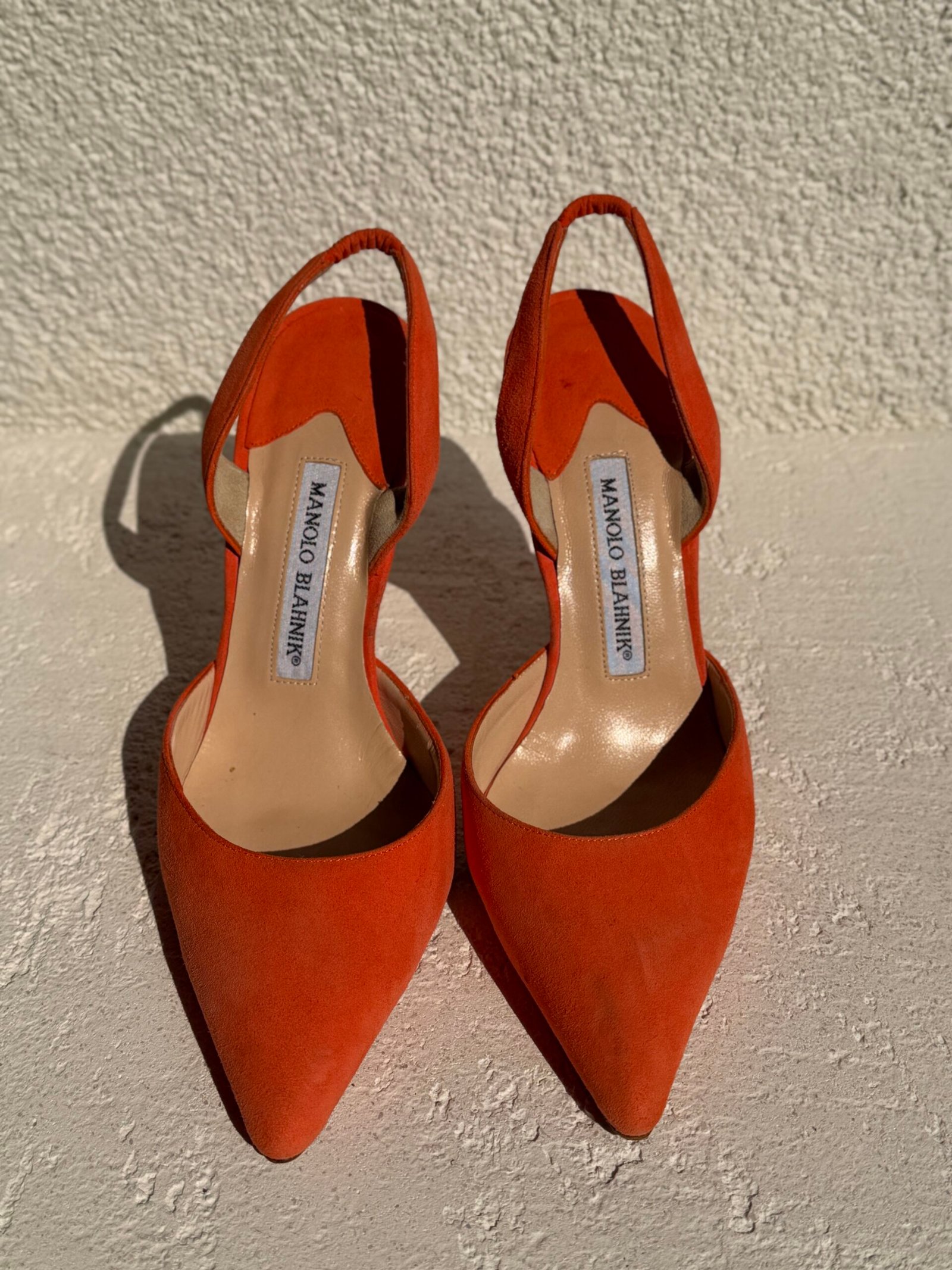 Manolo Blahnik Carolyne Slingback Heels - Image 3