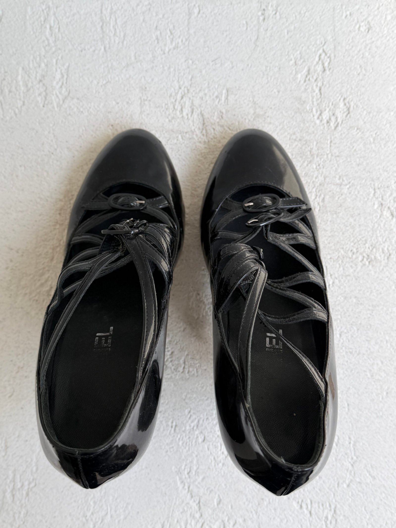 Chanel Black Mary Jane Patent Leather Heels - Image 11