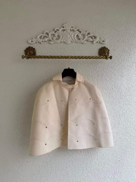 Valentino Wool Cape Jacket