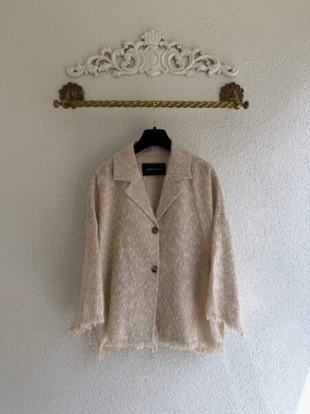 Fabiana Filippi Sequined Wool Oversized Jacket