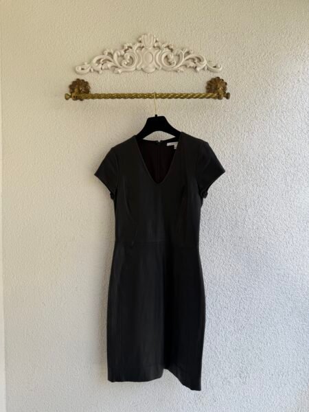 Diane Von Furstenberg Leather Mini Dress