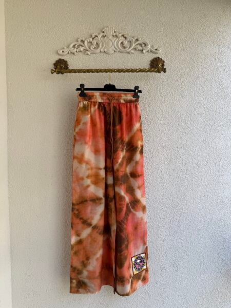 Zimmermann Multicolor Tie Dye Silk Trousers