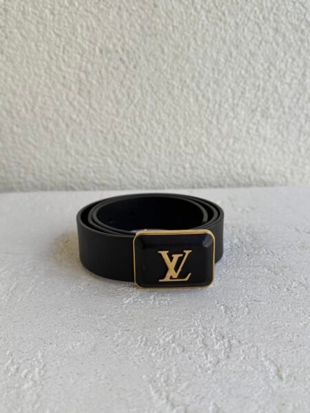 Louis Vuitton LV Logo Leather Belt