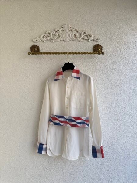 Saint Laurent YSL Logo Cotton Shirt