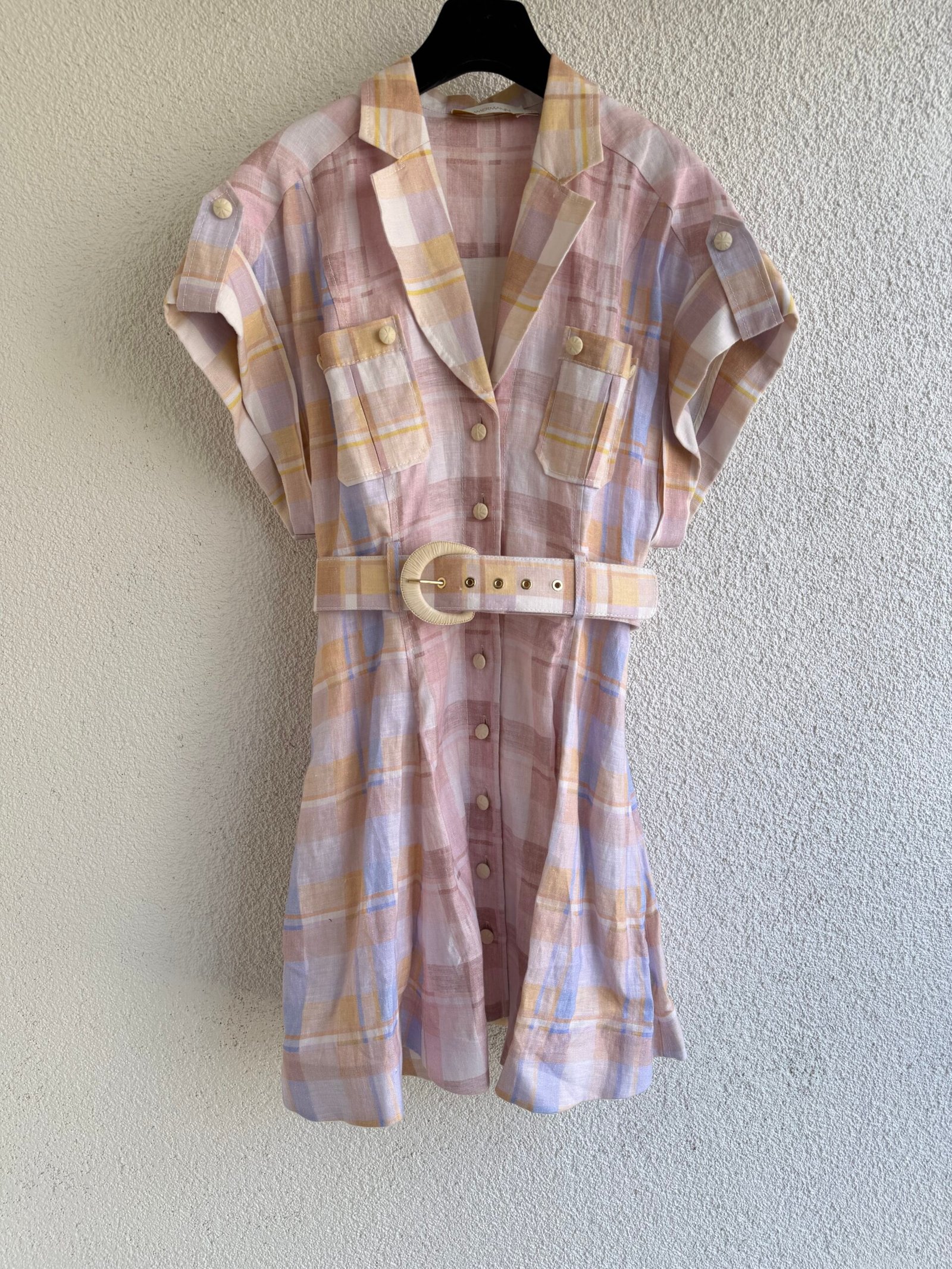 Zimmermann Linen Mini Dress - Image 2