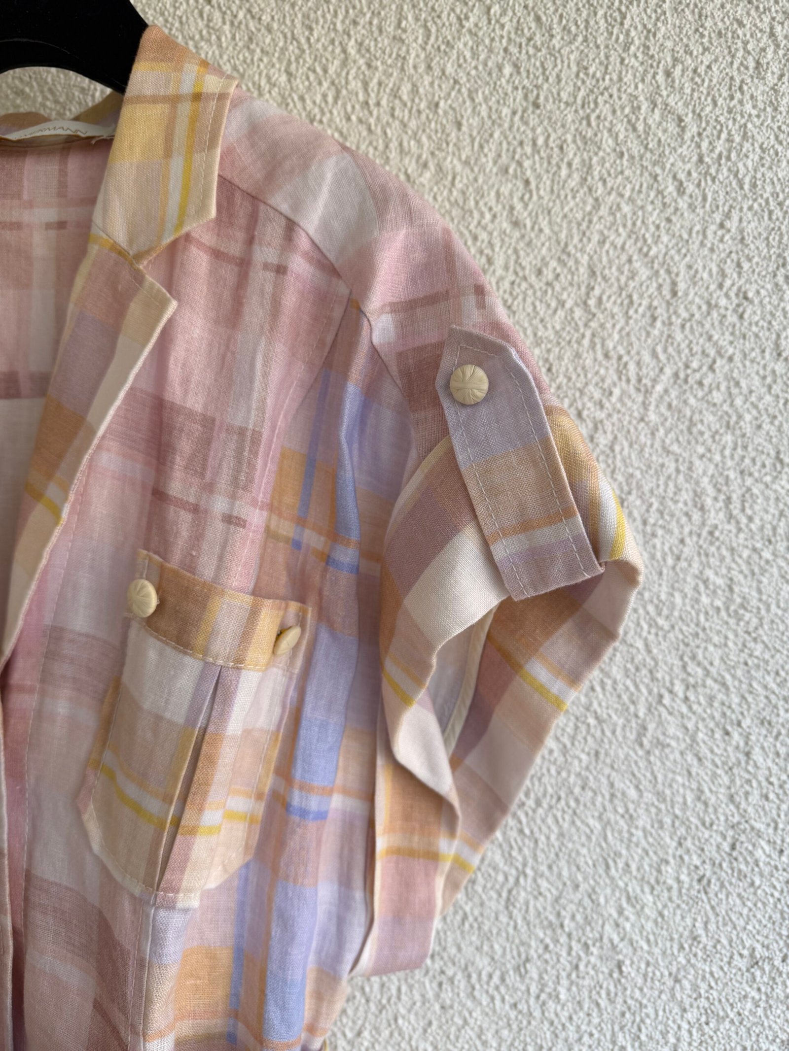 Zimmermann Linen Mini Dress - Image 5